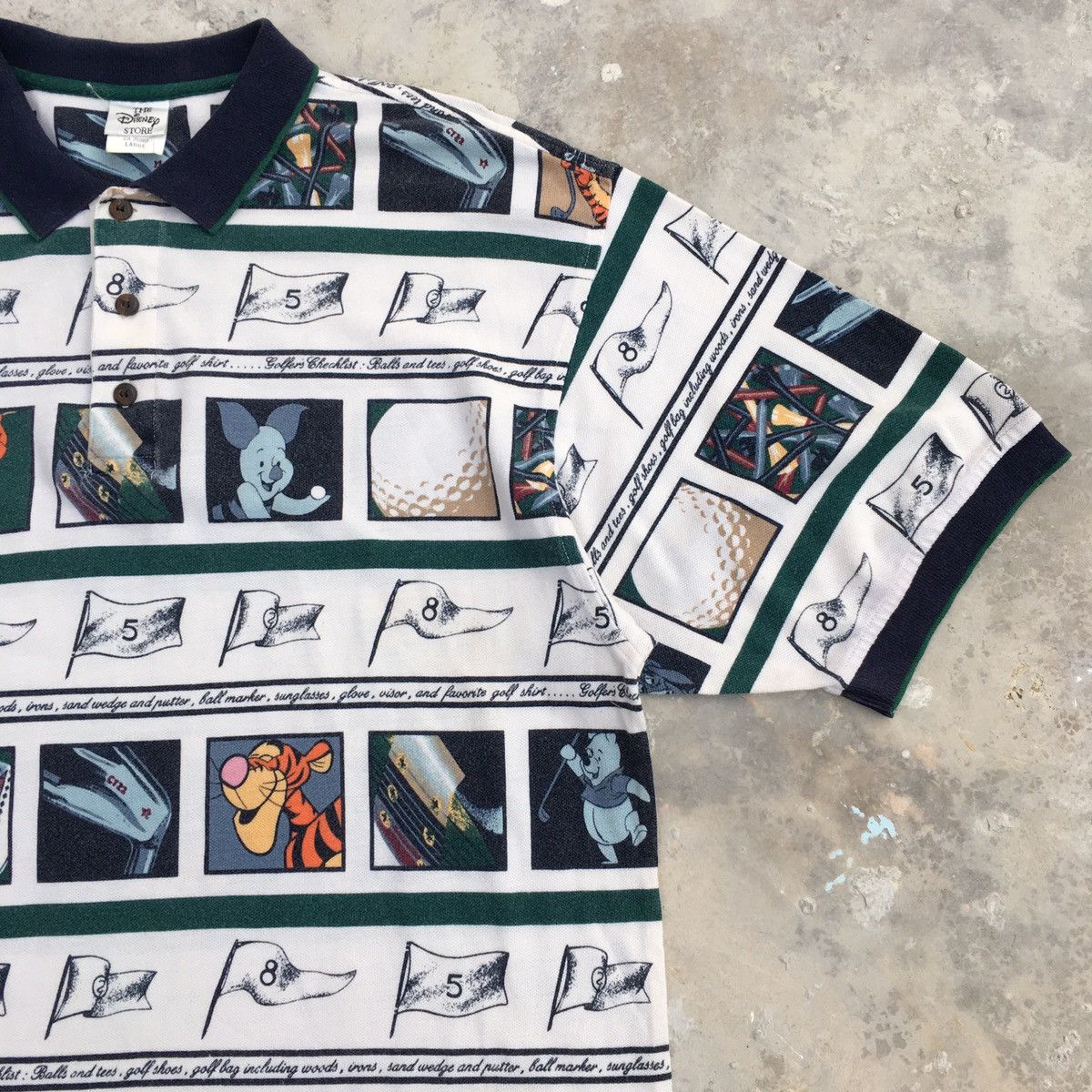 Disney RARE Vintage AOP Disney Polo Golf Size US L / EU 52-54 / 3 - 4 Thumbnail