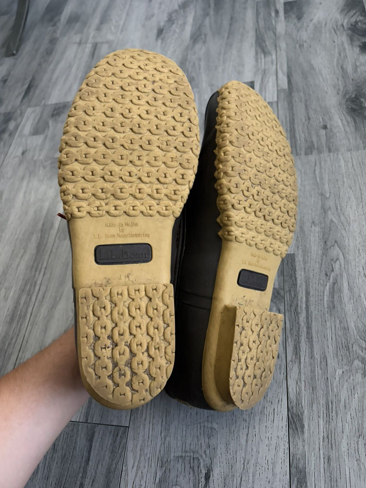 L.L. Bean L.L. Bean Brown and Black Classic Short Duck Bean 