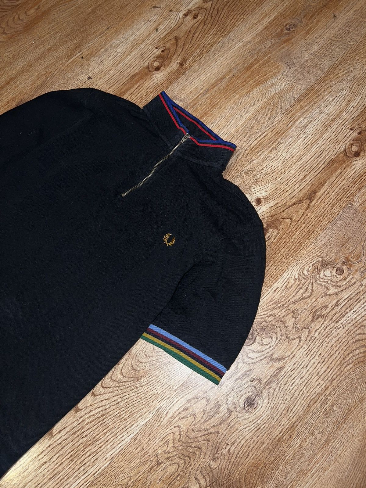 Designer × Fred Perry Fred Perry Polo T-Shirt Vintage size M Asphalt Size US M / EU 48-50 / 2 - 2 Thumbnail