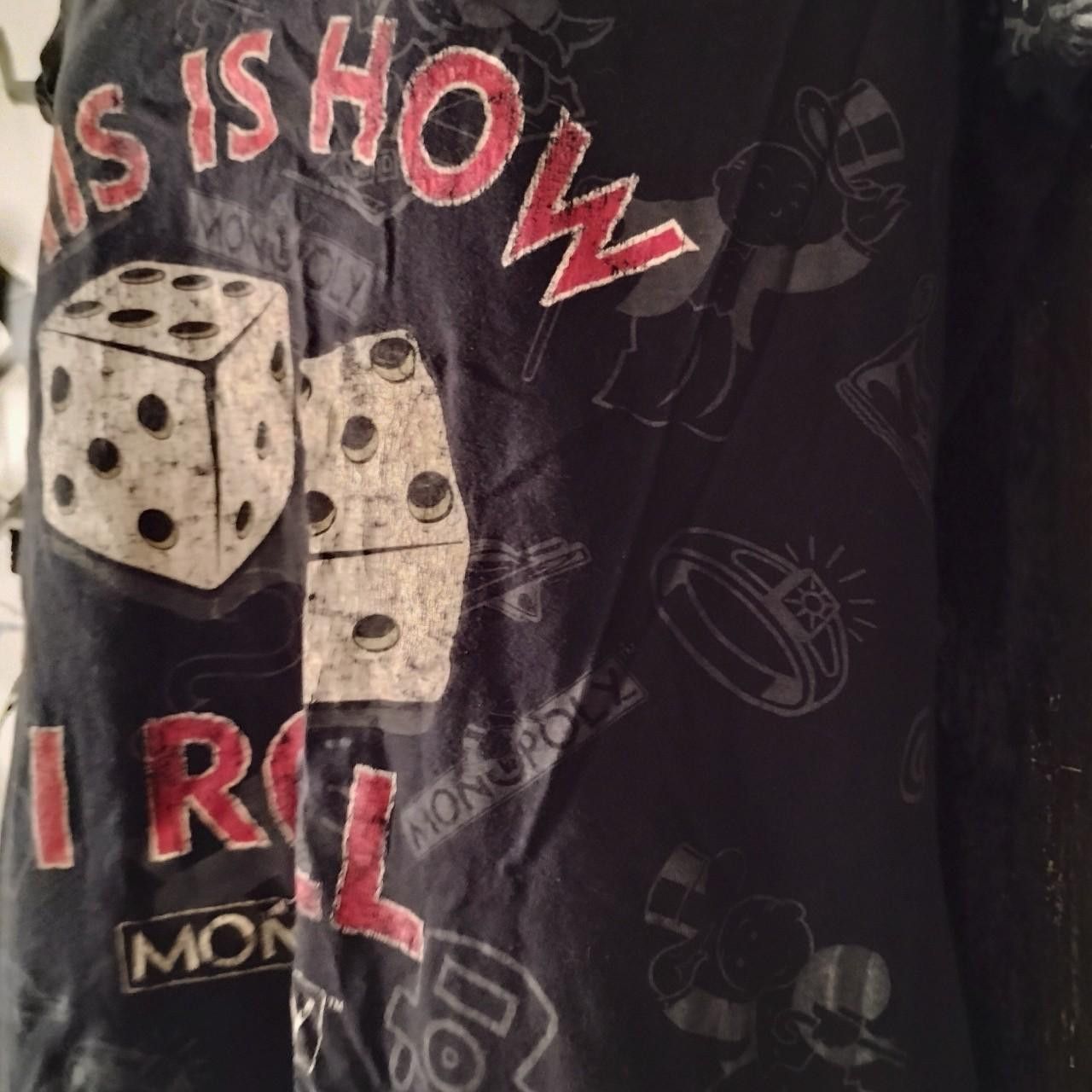 Vintage Monopoly T-shirt size Large *THIS IS HOW I ROLL* Vintage Size L / US 10 / IT 46 - 3 Thumbnail