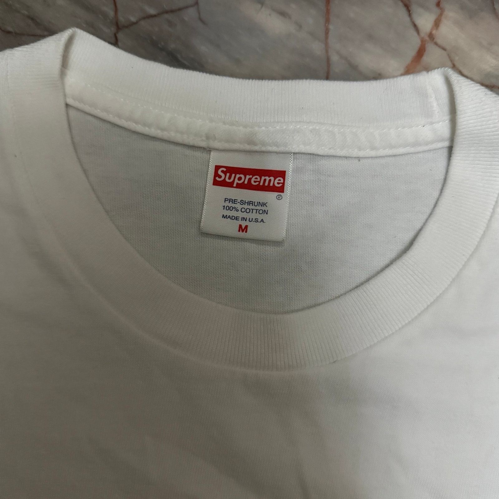 Supreme Supreme Mariah Carey Merry Christmas White Tee FW20 Size US M / EU 48-50 / 2 - 3 Thumbnail