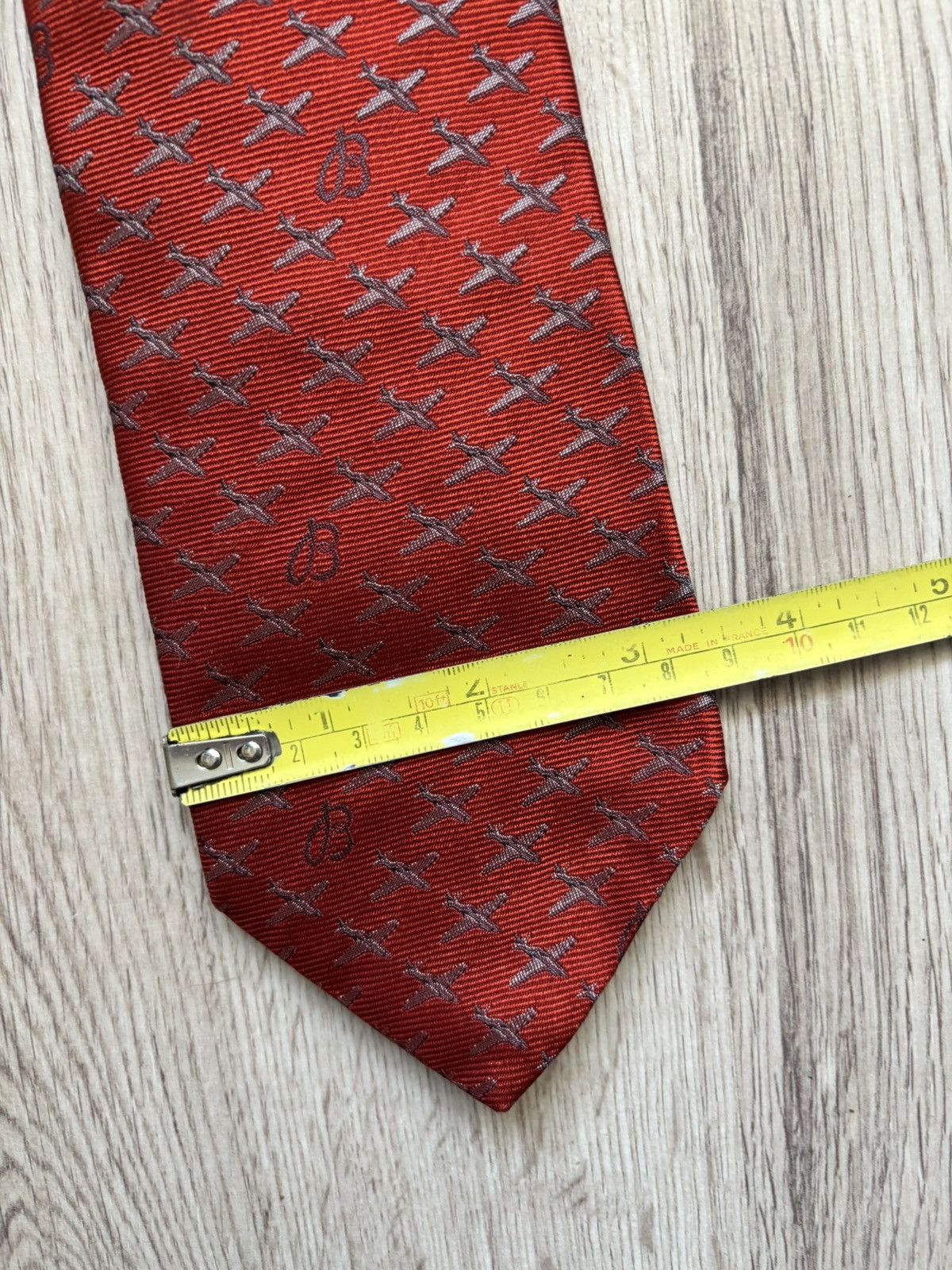 Breitling Breitling Tie Iconic Script "B Airplane" Logo Authentic Size ONE SIZE - 18 Thumbnail
