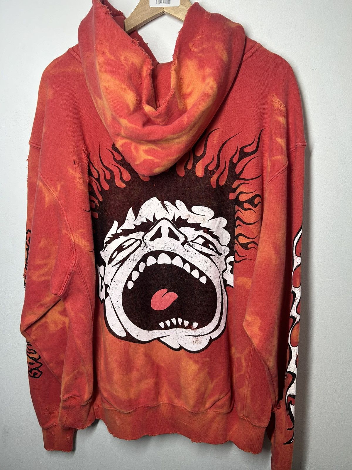 トップス Hellstar Records Lava Hoodie Red Hellstar Records Hoodie Lava Red | Kenshi