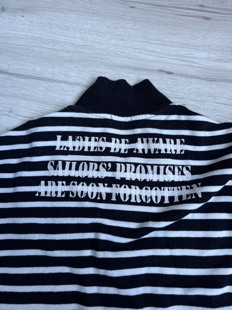 Dolce & Gabbana × Vintage Vintage Dolce & Gabbana 1/2 zip up sweater striped shirt Size US L / EU 52-54 / 3 - 7 Thumbnail