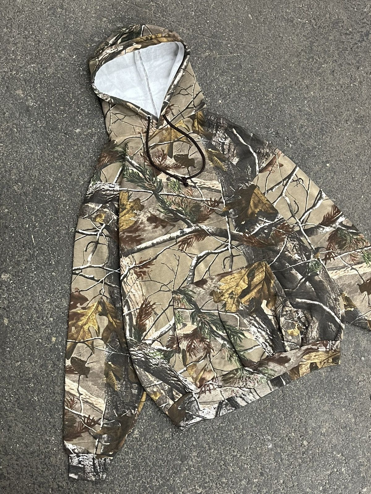 Russell Athletic × Vintage Real tree camo boxy fit russell athletic hoodie hype skater Size US XL / EU 56 / 4 - 3 Thumbnail