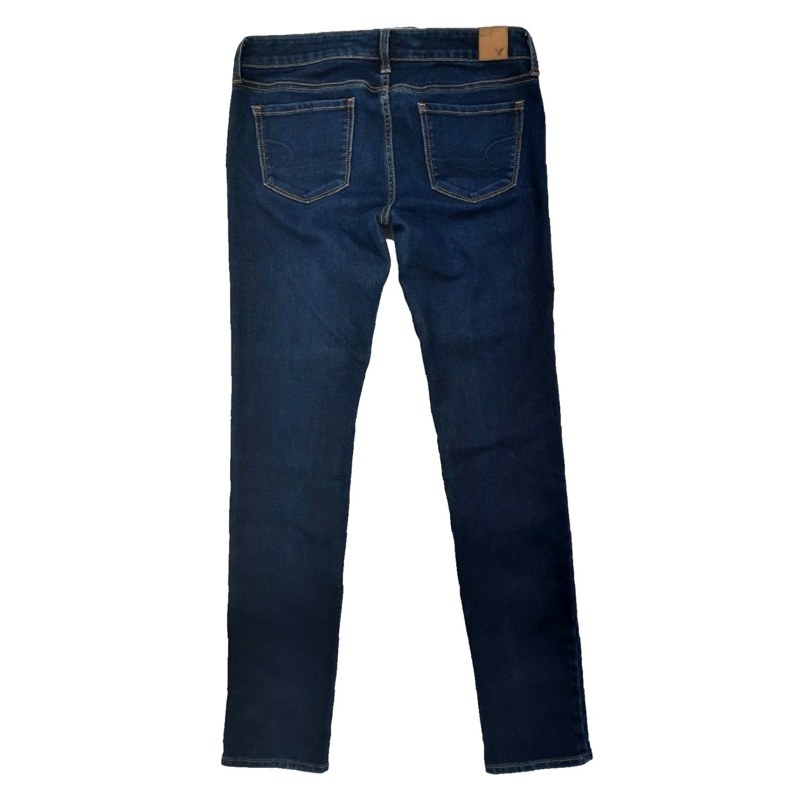 American Eagle Outfitters American Eagle Jeans Skinny 29x31 Slim Dark Blue Denim Mens Regular Rise Mid Inseam 31 Size US 29 - 2 Thumbnail