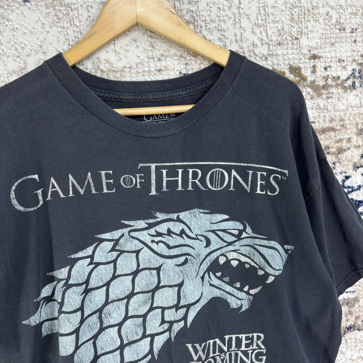 Other 🔥Game of Thrones Winter Is Coming Stark T-shirt 🔥 Size US XL / EU 56 / 4 - 2 Thumbnail