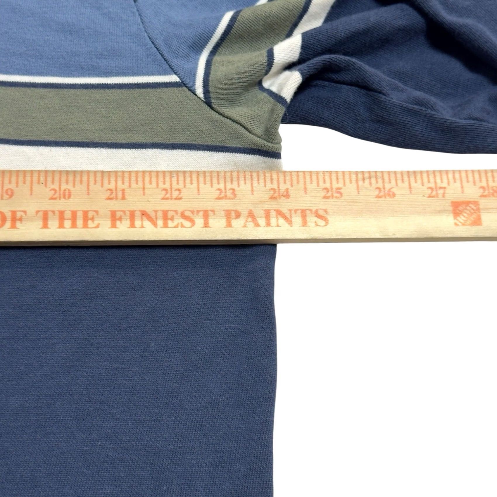 Marine Layer Marine Layer Rugby Shirt Navy Blue Colorblock Long Sleeve Polo L Men Size US L / EU 52-54 / 3 - 6 Thumbnail
