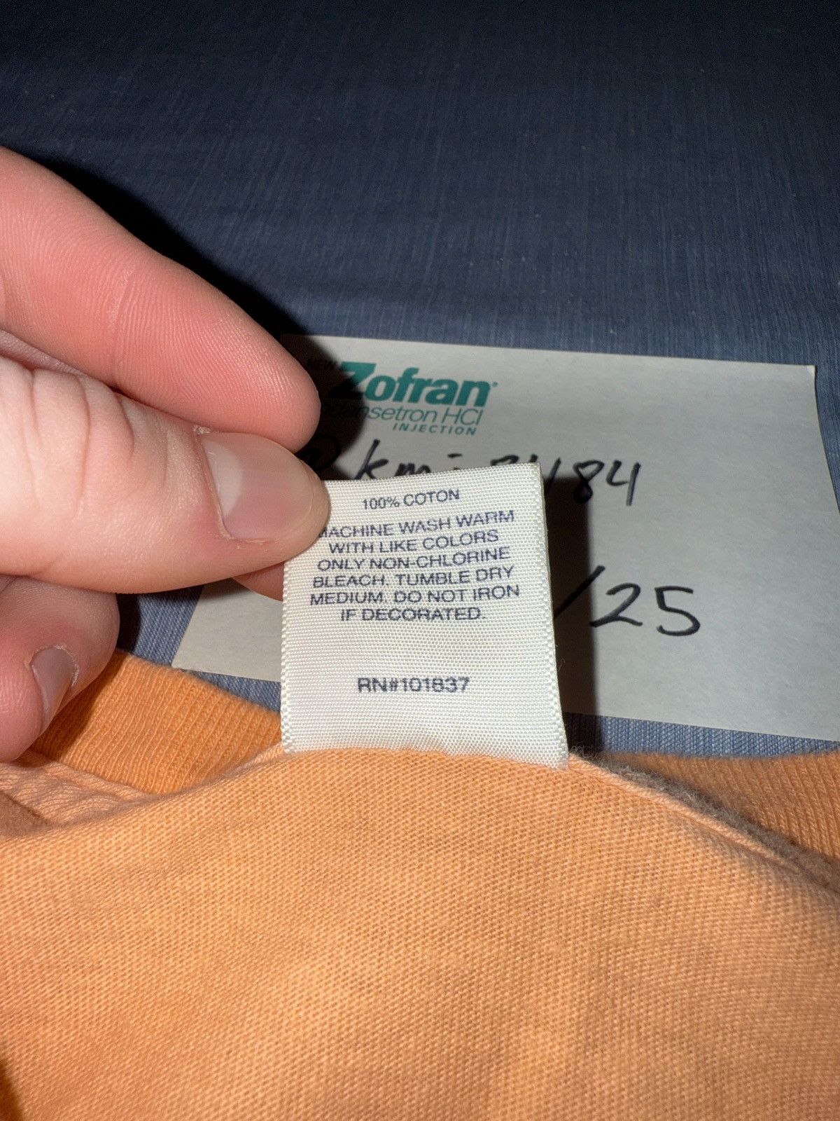 Supreme Peach Supreme Necklace Tee Size US M / EU 48-50 / 2 - 5 Thumbnail