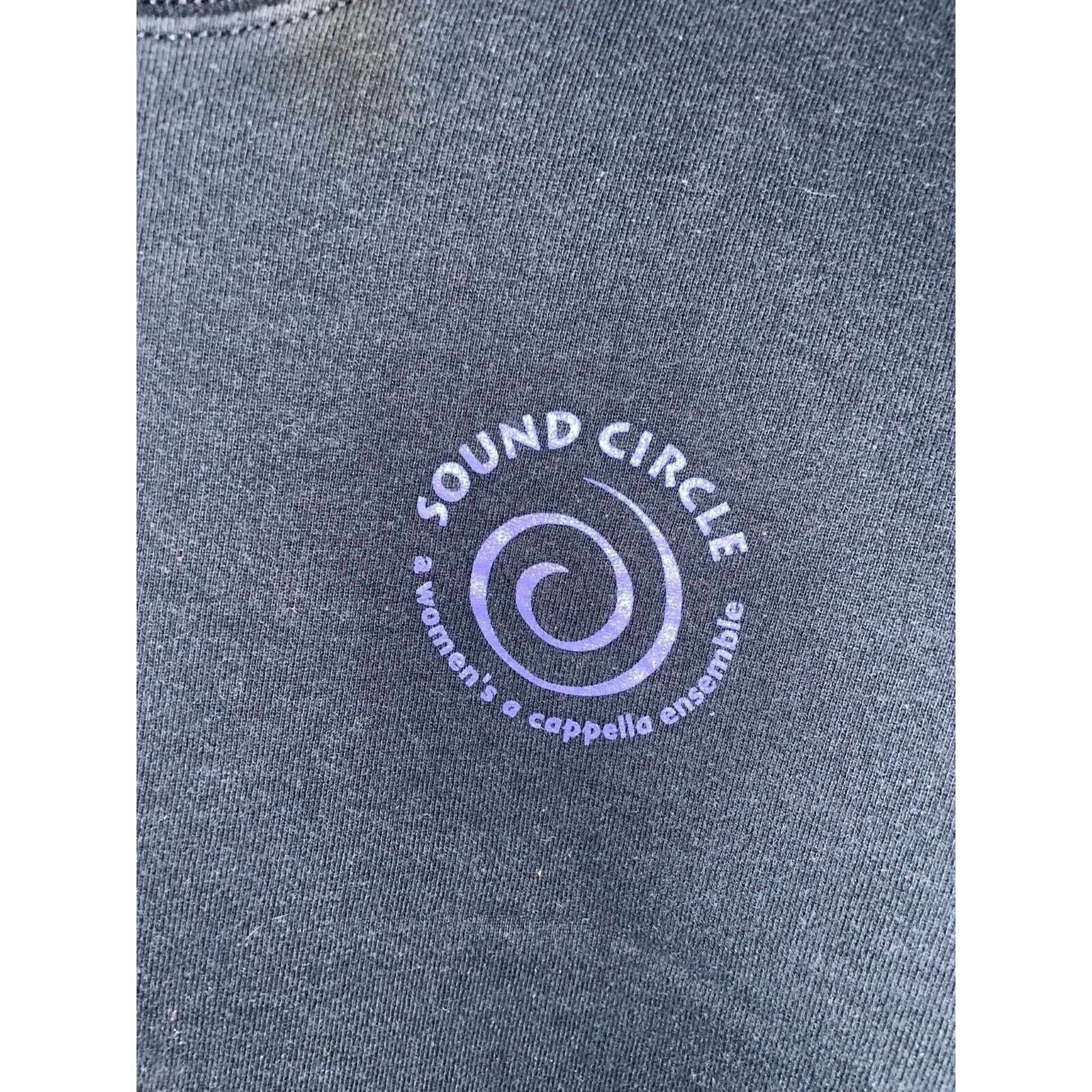 Fruit Of The Loom Vintage Sound Circle Sweatshirt Acapella Ensemble 90s VTG L Size US L / EU 52-54 / 3 - 3 Thumbnail