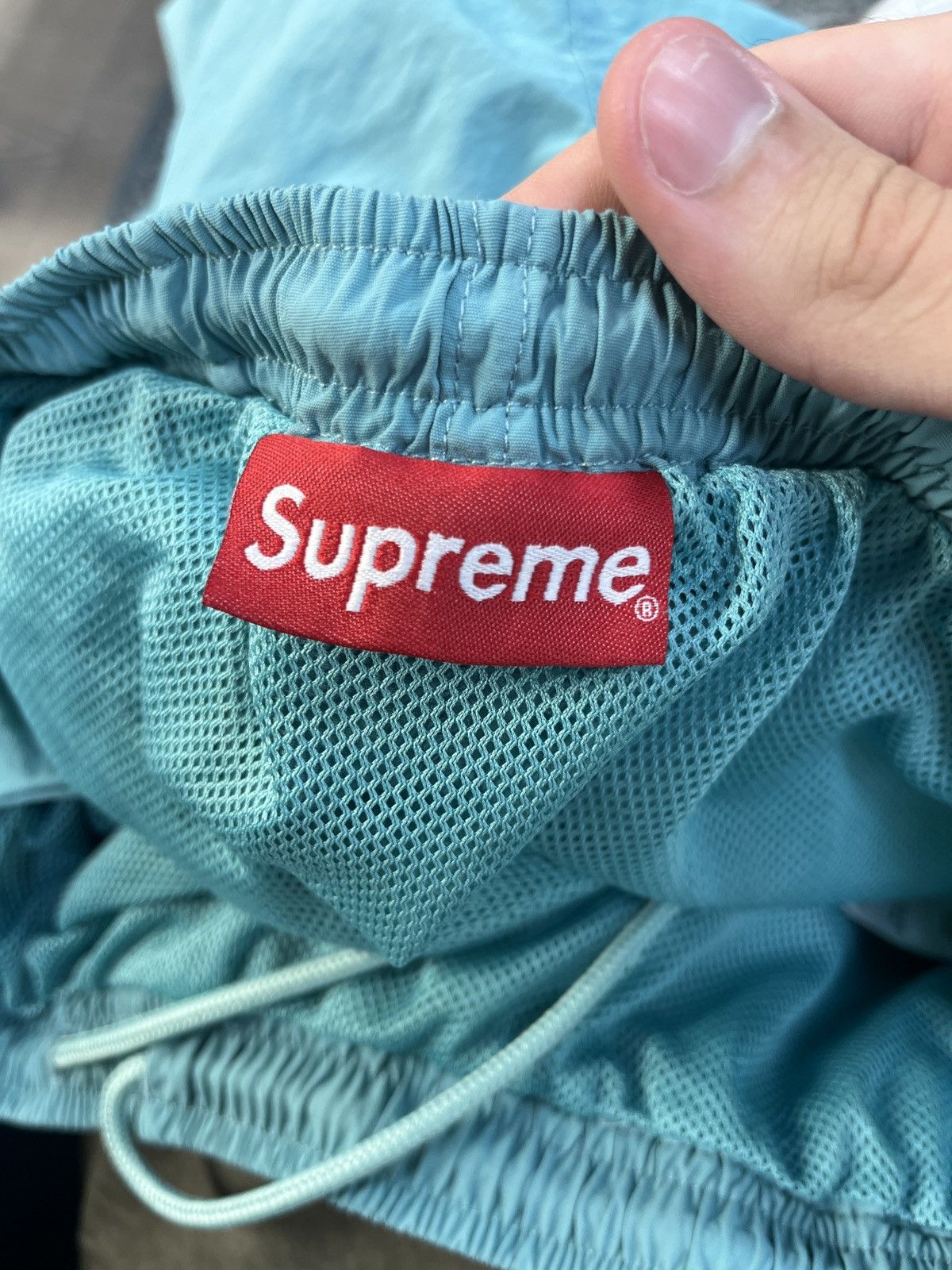 Supreme Supreme OG Swim Shorts Teal M Size US 32 / EU 48 - 4 Thumbnail