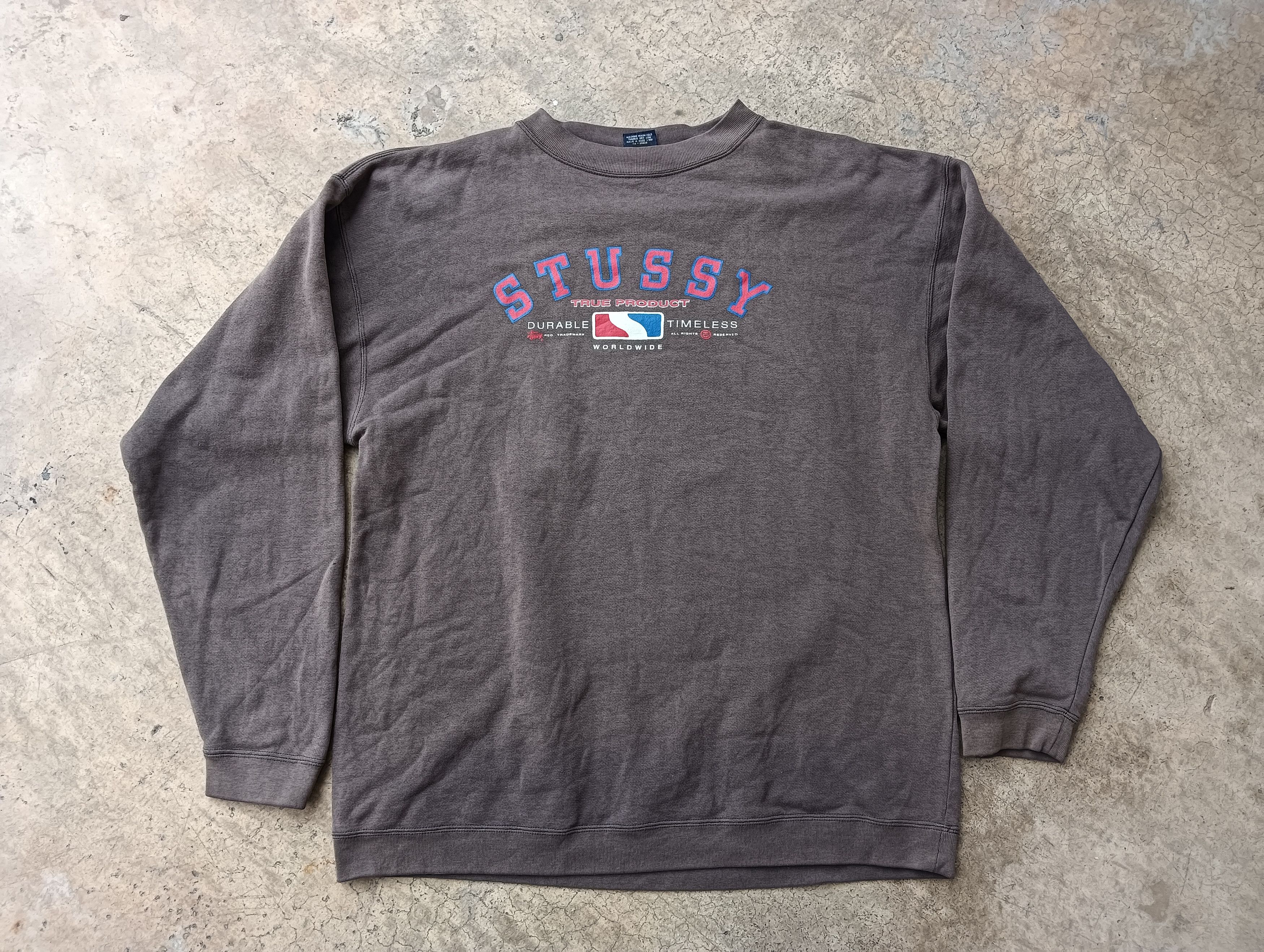 Stussy Vintage 90s Stussy Sweatshirt Size US L / EU 52-54 / 3 - 1 Thumbnail