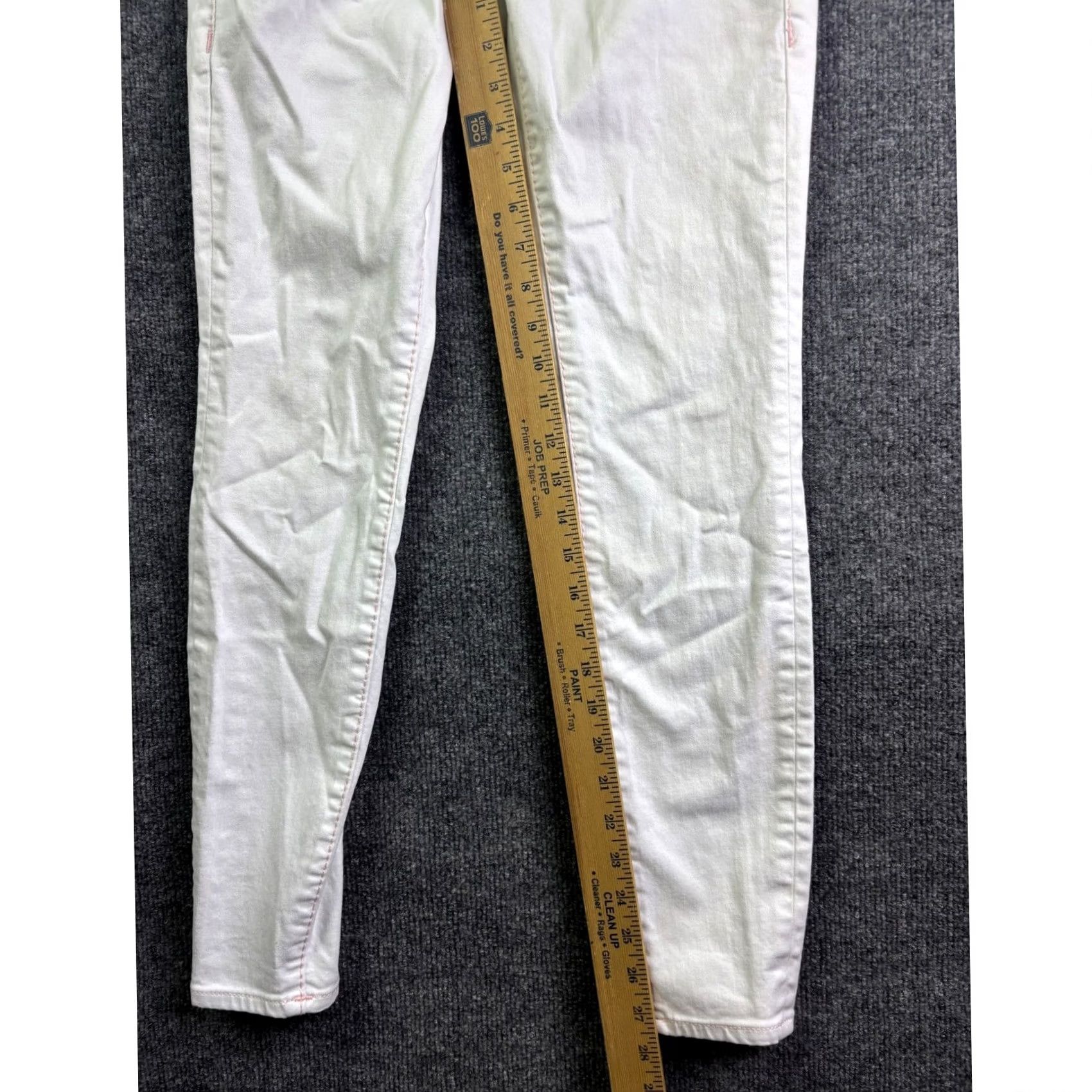 True Religion True Religion Jeans Women 25 Mid Rise Super Skinny Pink Stitch Denim 5-Pocket Curvy Jennie Jeans Womens Menus? Size 42" / US 20 - 5 Thumbnail