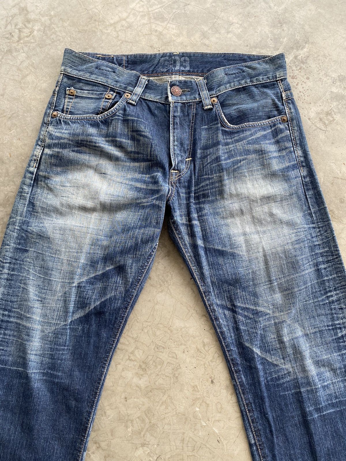 Edwin × Japanese Brand Baggy Jeans Vintage Edwin 503 Distressed Size US 34 / EU 50 - 10 Thumbnail