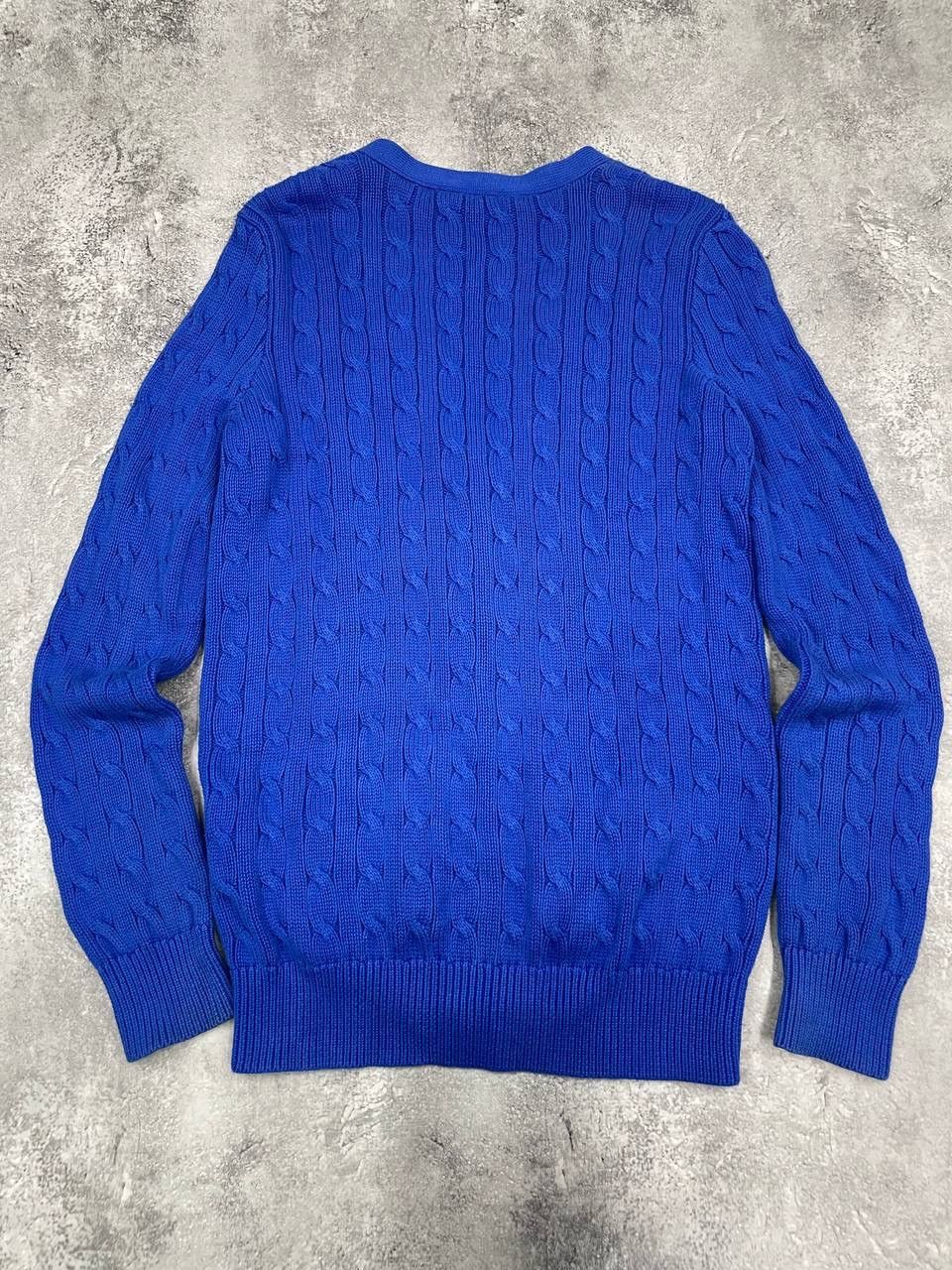 Ralph Lauren Ralph Lauren Sport Women Cotton Cardigan Blue Cable Knit Size M / US 6-8 / IT 42-44 - 7 Thumbnail