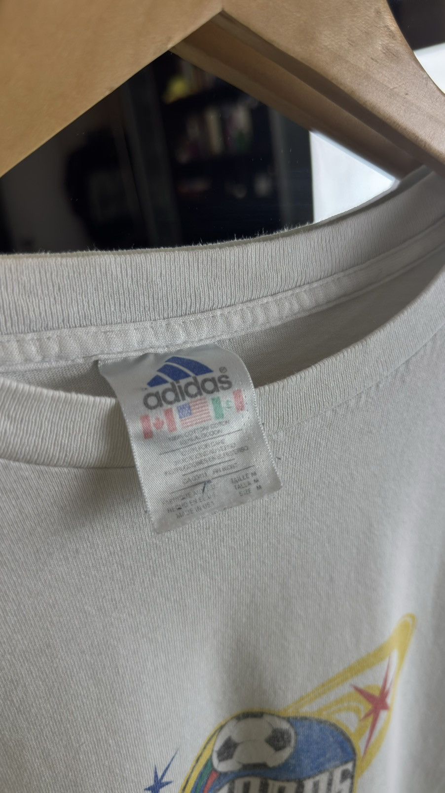 Adidas Vintage Adidas KC Wizards Sheer Wizardry Graphic Tee Size US M / EU 48-50 / 2 - 8 Thumbnail