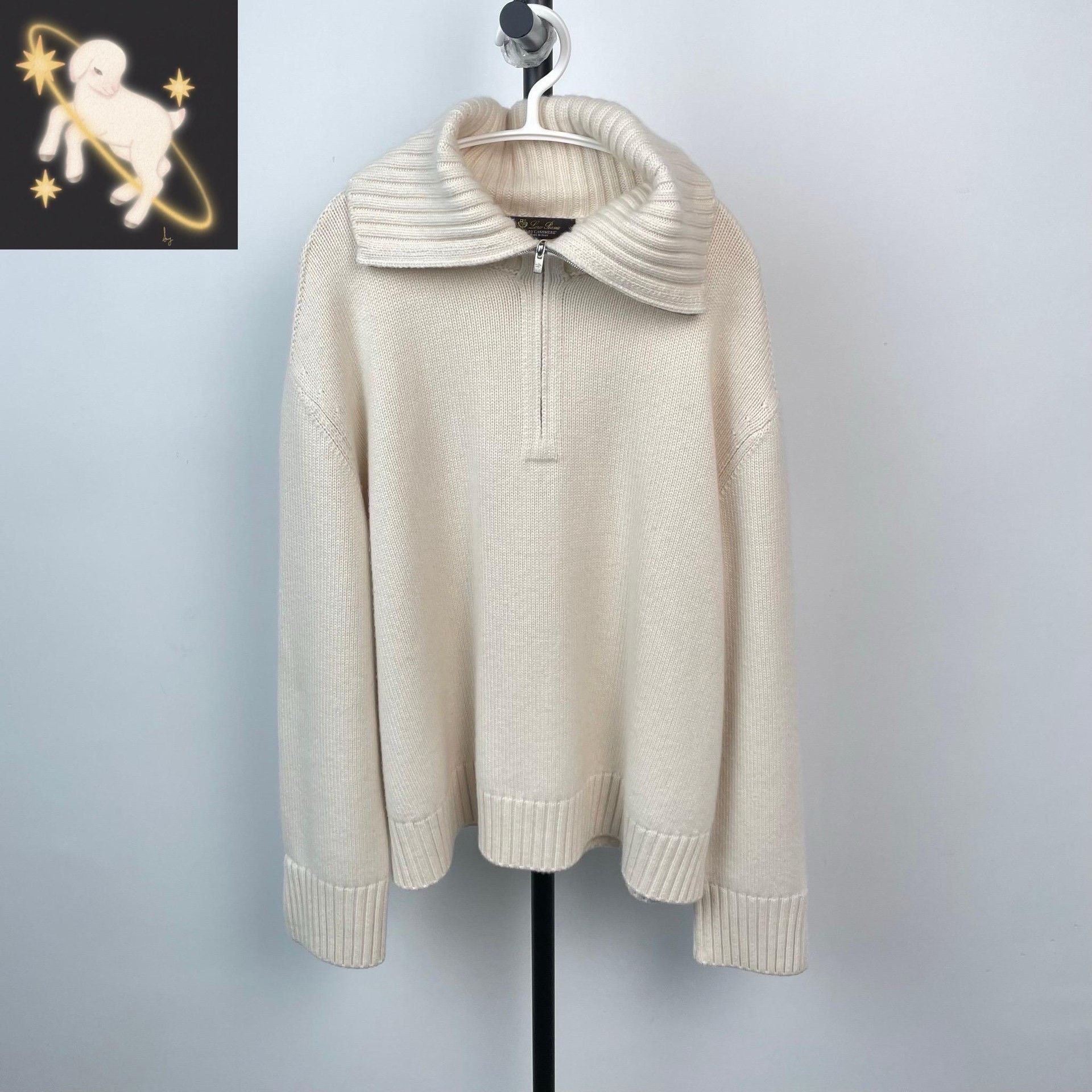 Loro Piana Loro Piana White Sweater L Men Size US L / EU 52-54 / 3 - 1 Thumbnail