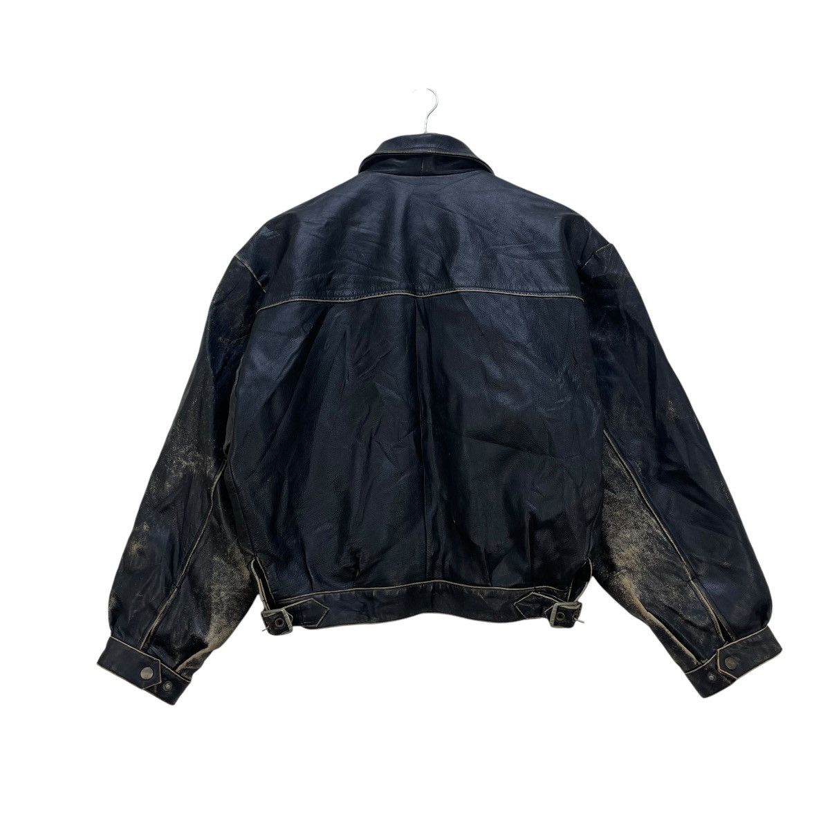 Gear for Sports × Genuine Leather 💥Vintage Jai Alai Genuine Leather Biker Cafe Racer Jacket Size US M / EU 48-50 / 2 - 2 Thumbnail