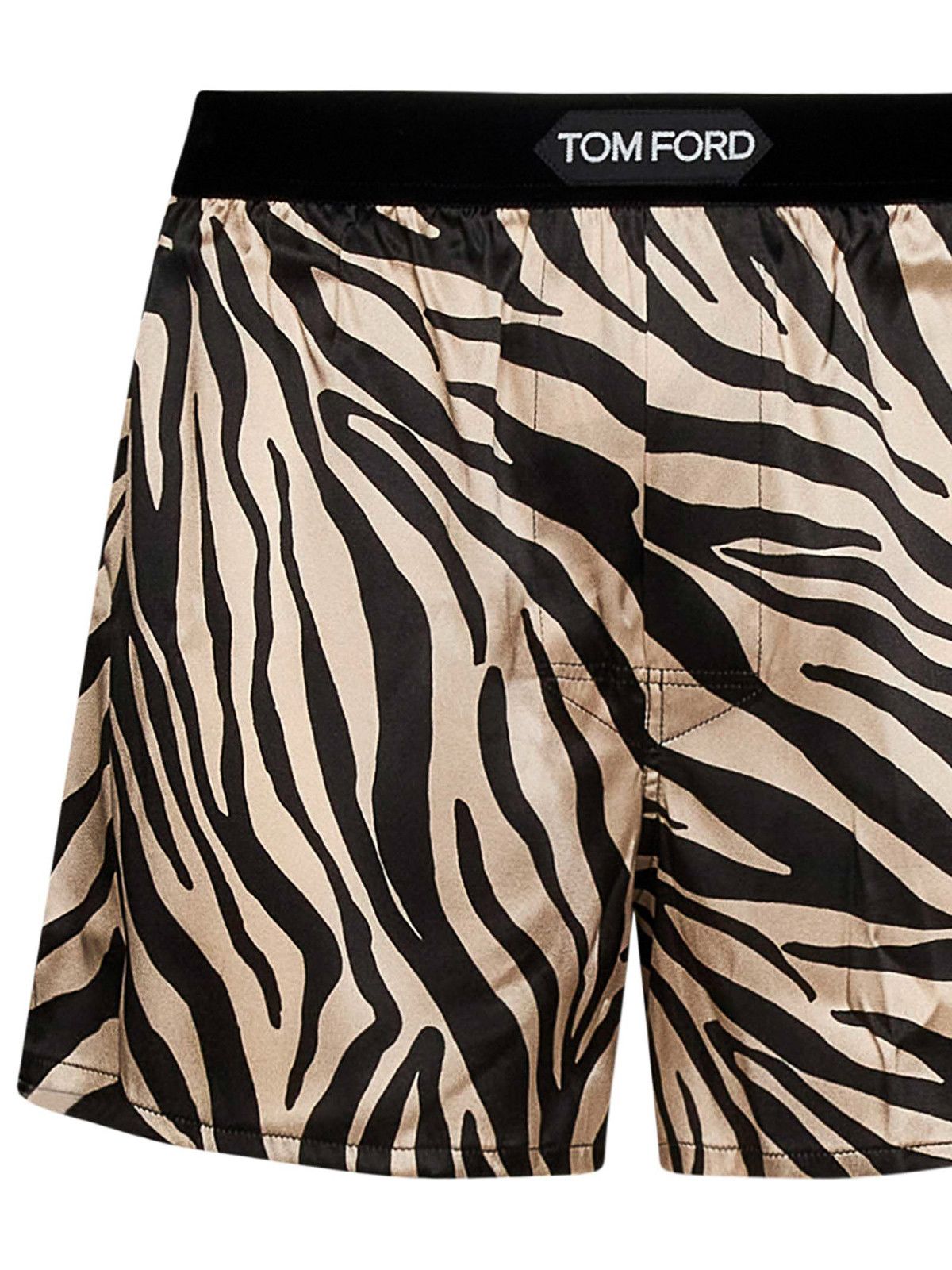 Tom Ford o1y0425 Size: XS / Logo Boxer in Beige/Black Size ONE SIZE - 2 Thumbnail