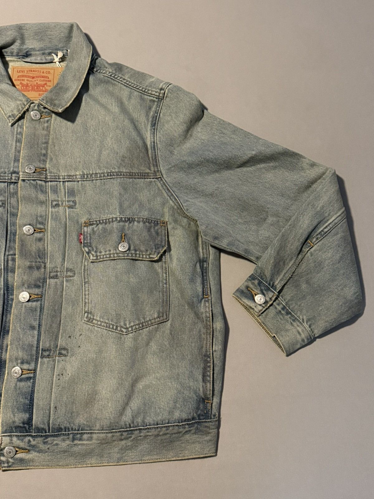 DENIM TEARS Denim Tears Dirty Wash Type 2 Denim Jacket Brand New BNWT DS Size US XL / EU 56 / 4 - 5 Thumbnail
