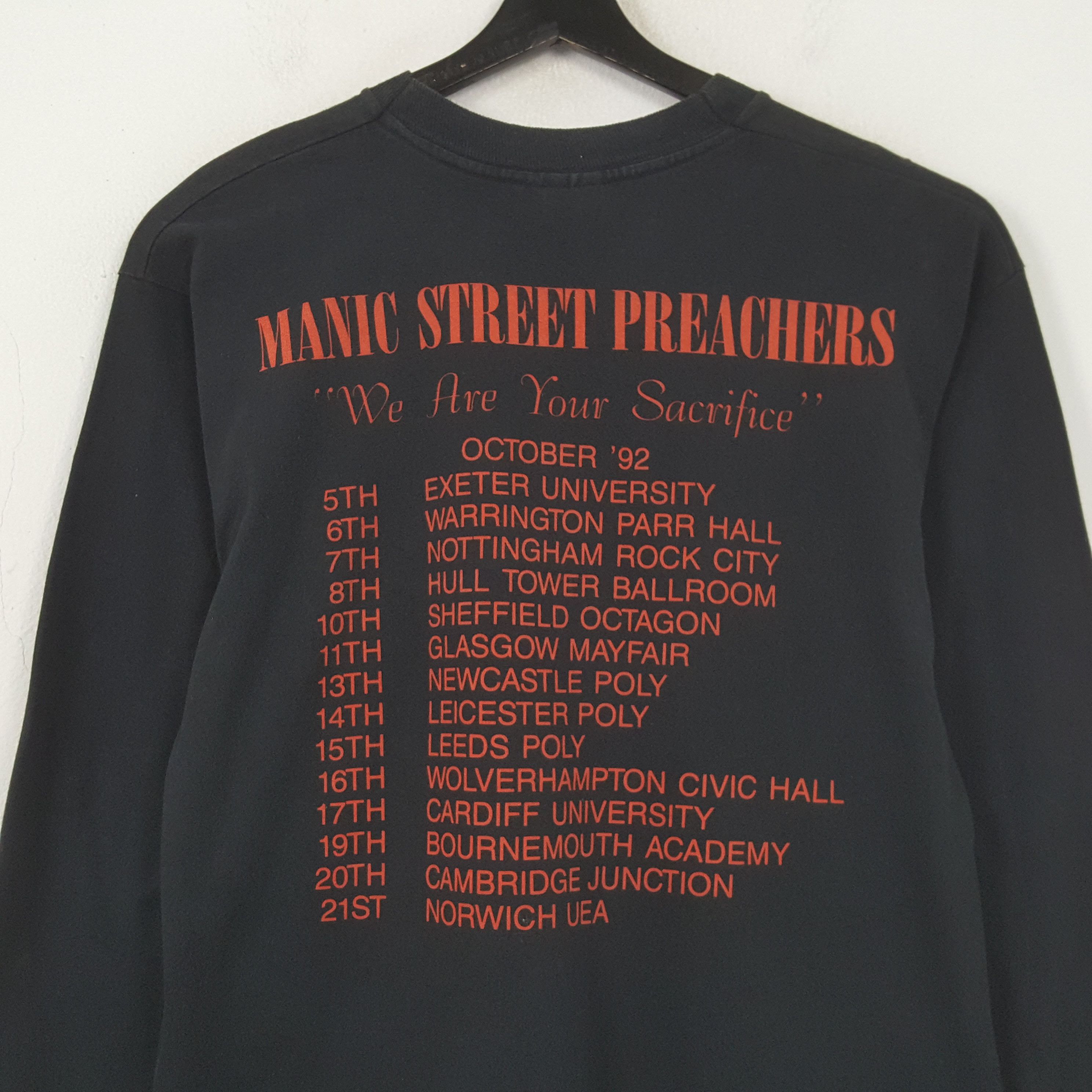 Band Tees Manic Street Preachers Tour Vintage Tshirt 32 Size US L / EU 52-54 / 3 - 2 Thumbnail