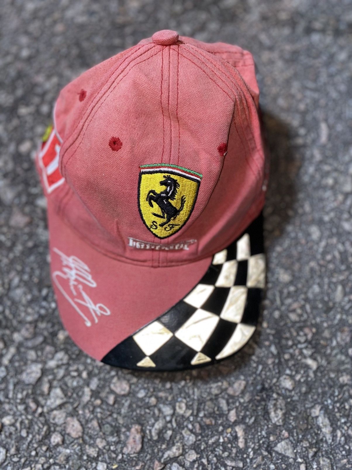 Ferrari Rare Vintage Hats Ferrari x Nascar Vintage Y2K 1996 Original Size ONE SIZE - 1 Thumbnail