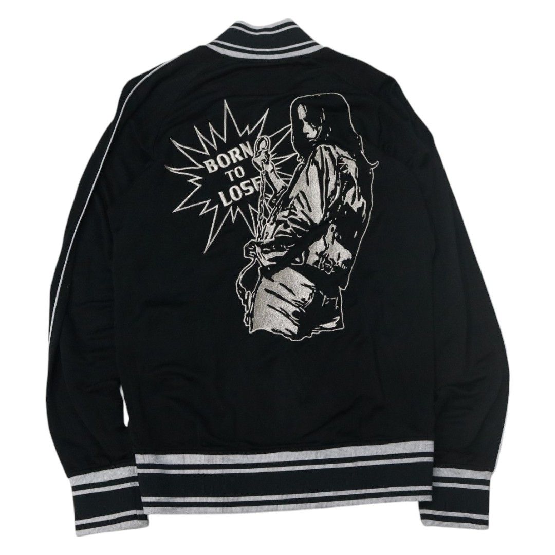 Hysteric Glamour HYSTERIC GLAMOUR “BORN TO LOSE” Embroidered Zip-Up Jersey Size ONE SIZE - 1 Thumbnail