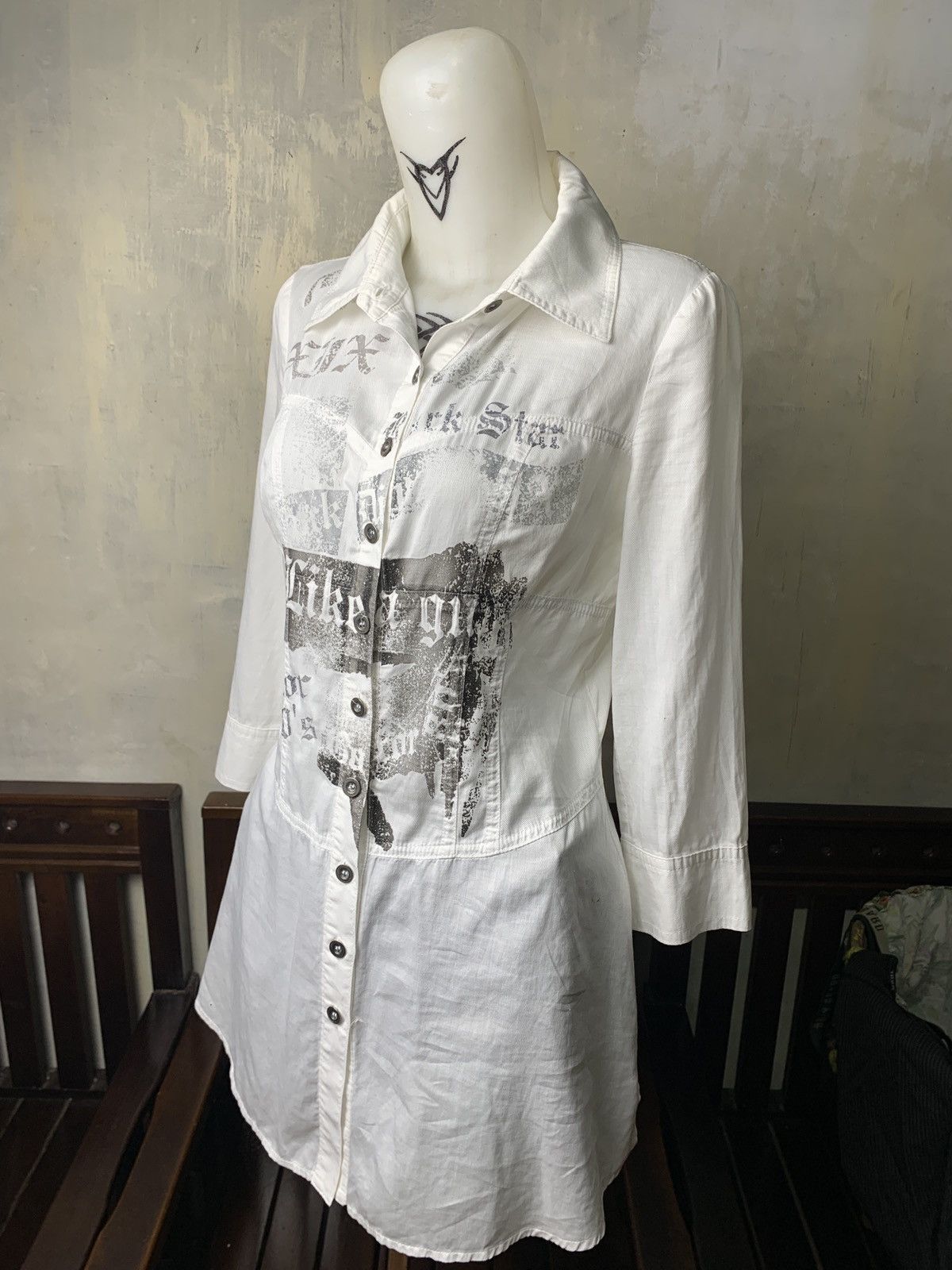 white grunge dress Grunge Floral Printed Maxi Dress – MAUVSTUDIO® main image 1