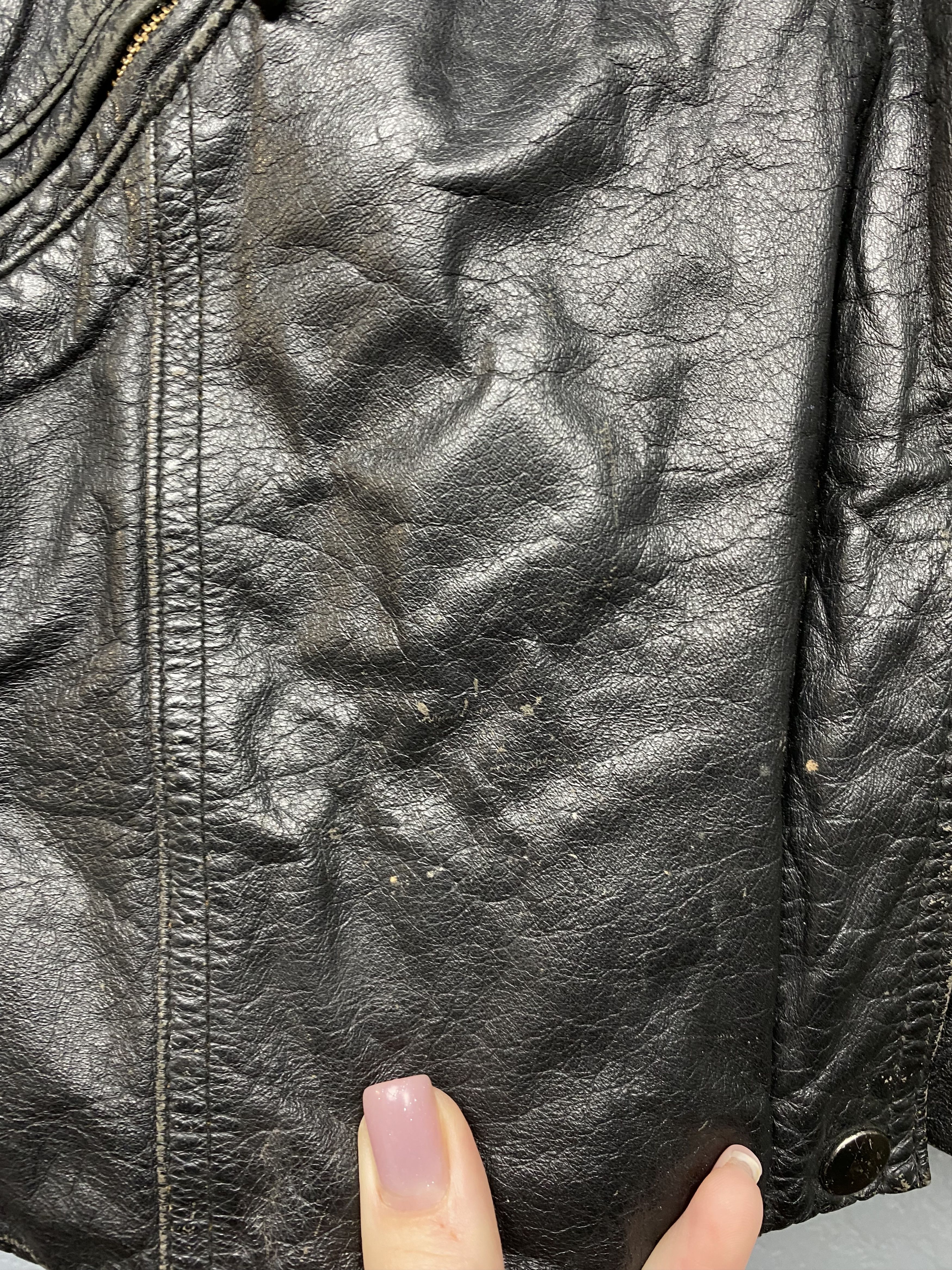 Vintage St Michael Vintage Leather Biker Jacket Size US S / EU 44-46 / 1 - 3 Thumbnail