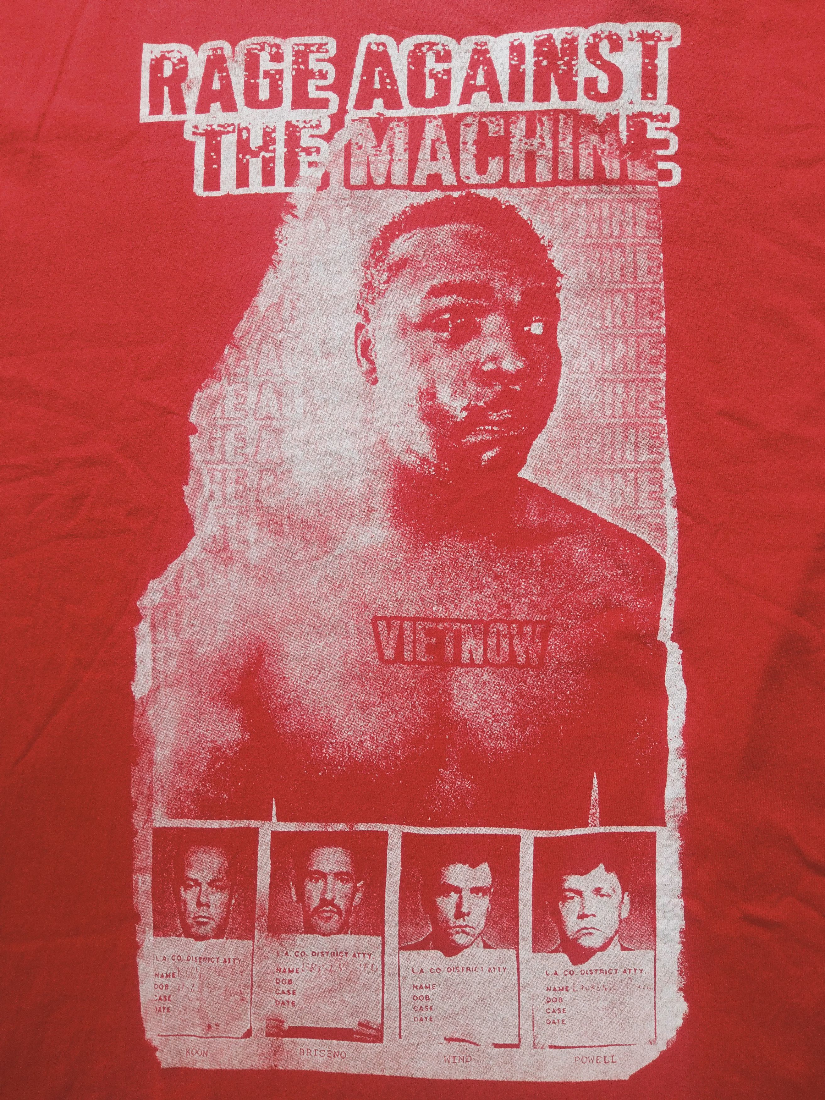 Band Tees × Vintage Rage Against The Machine Vietnow Size US XL / EU 56 / 4 - 3 Thumbnail