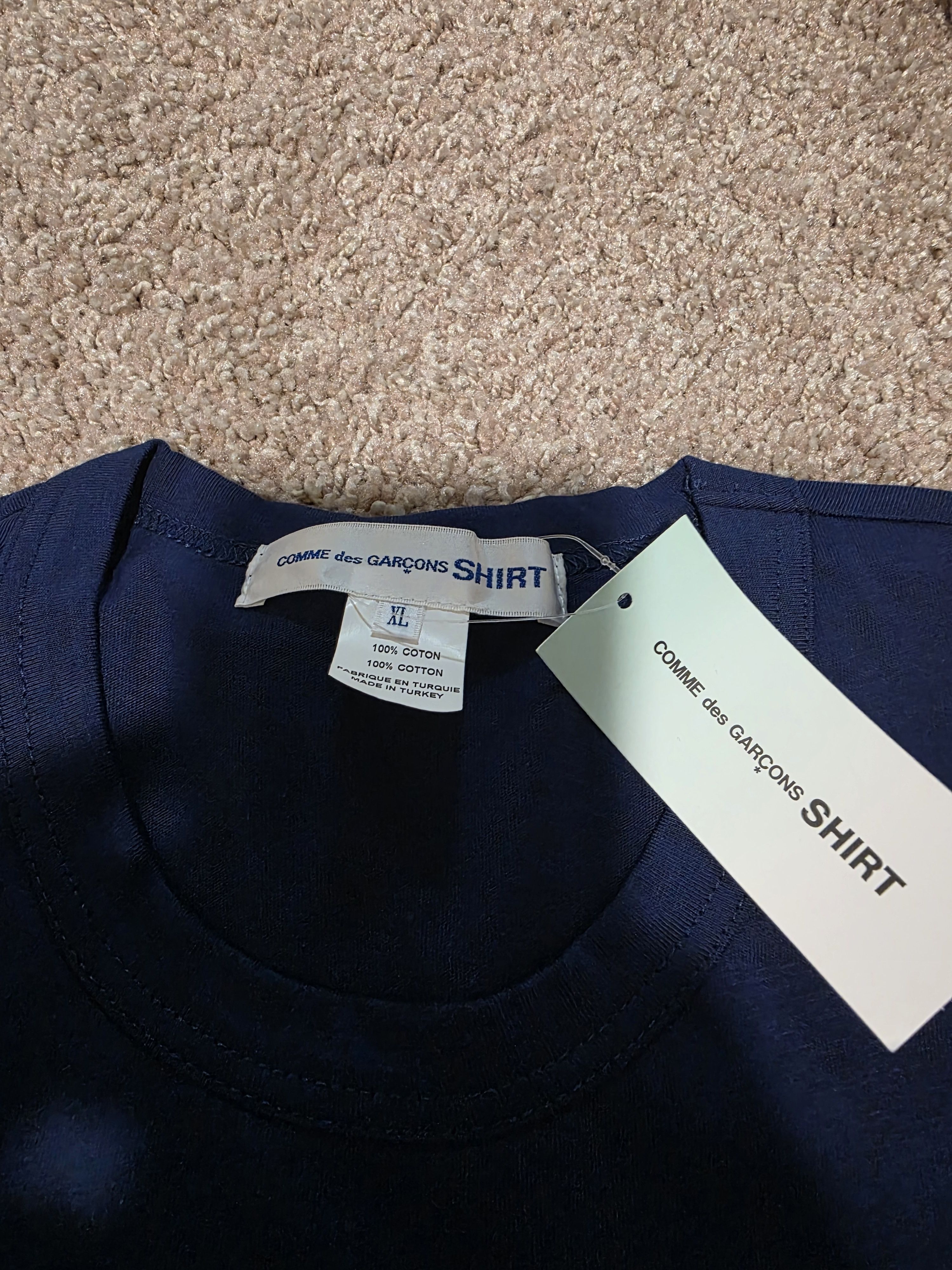 Comme des Garcons Comme Des Garcons: Blue Shirt (XL) NEW with tags Size US XL / EU 56 / 4 - 4 Thumbnail
