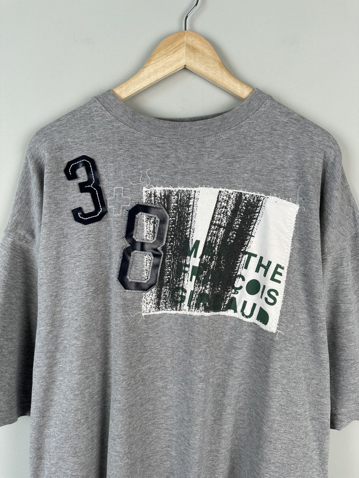 Marithe + Francois Girbaud Vintage Y2k Marithe Francois Girbaud Patchwork Logo Tee Size US XXL / EU 58 / 5 - 1 Thumbnail