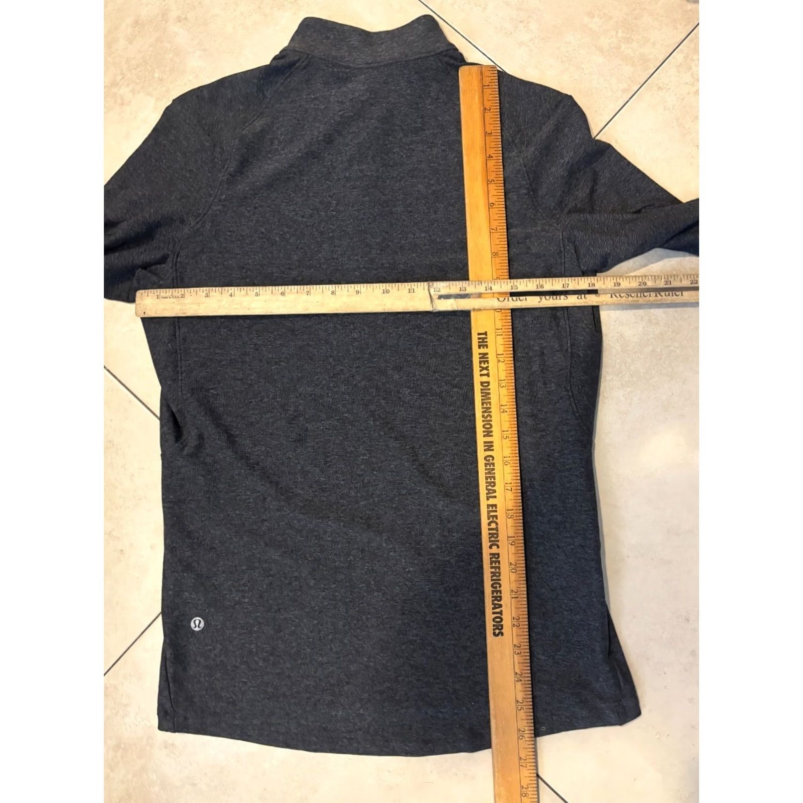 Lululemon Lululemon Jacket Mens Medium Navy Blue Metal Vent 1/4 Quarter Zip Pullover Gym Size US M / EU 48-50 / 2 - 7 Thumbnail
