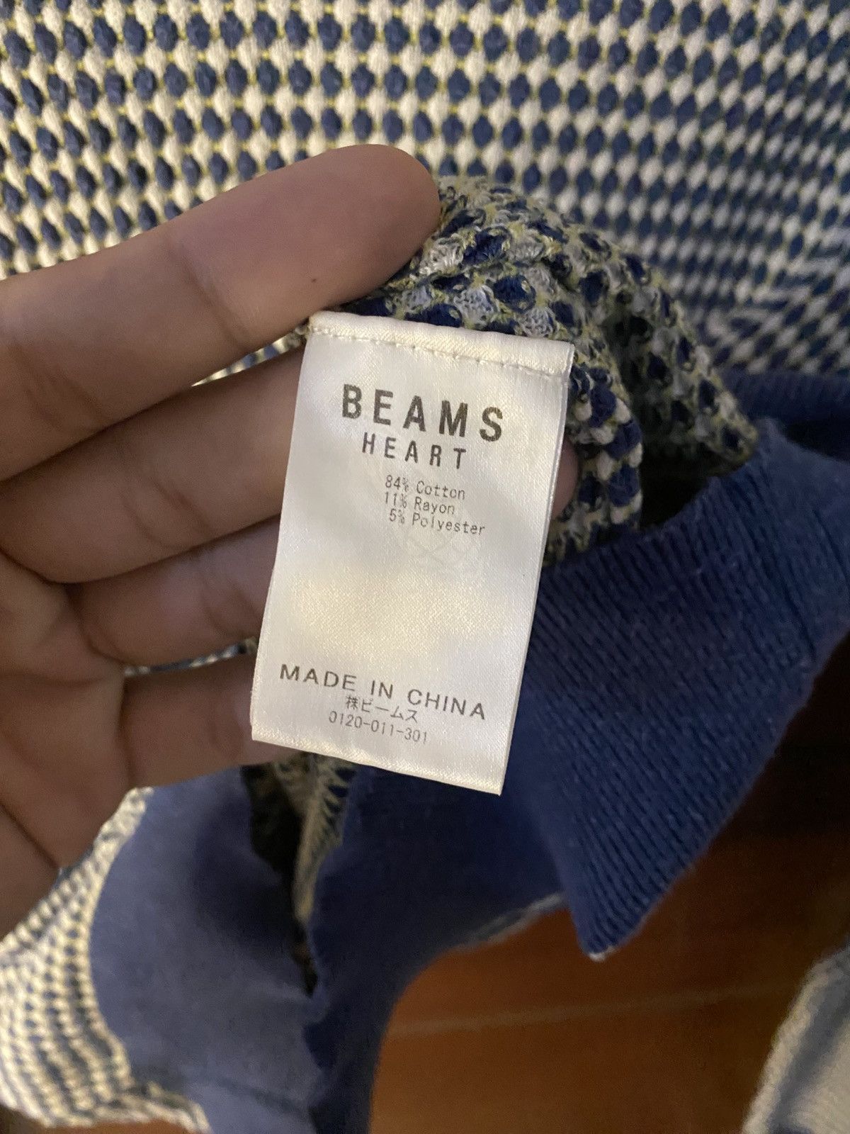 Beams Plus Beams Heart Knitted Sweater Size M / US 6-8 / IT 42-44 - 4 Thumbnail