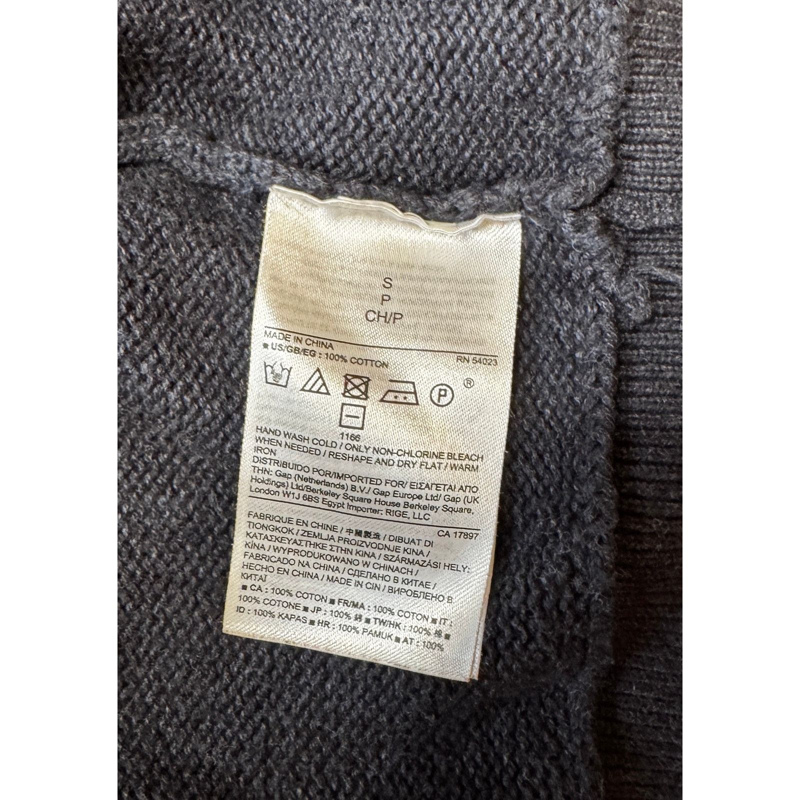 Banana Republic Banana Republic Double Zip Cotton Sweater Navy Fall 2015 Size US S / EU 44-46 / 1 - 10 Thumbnail