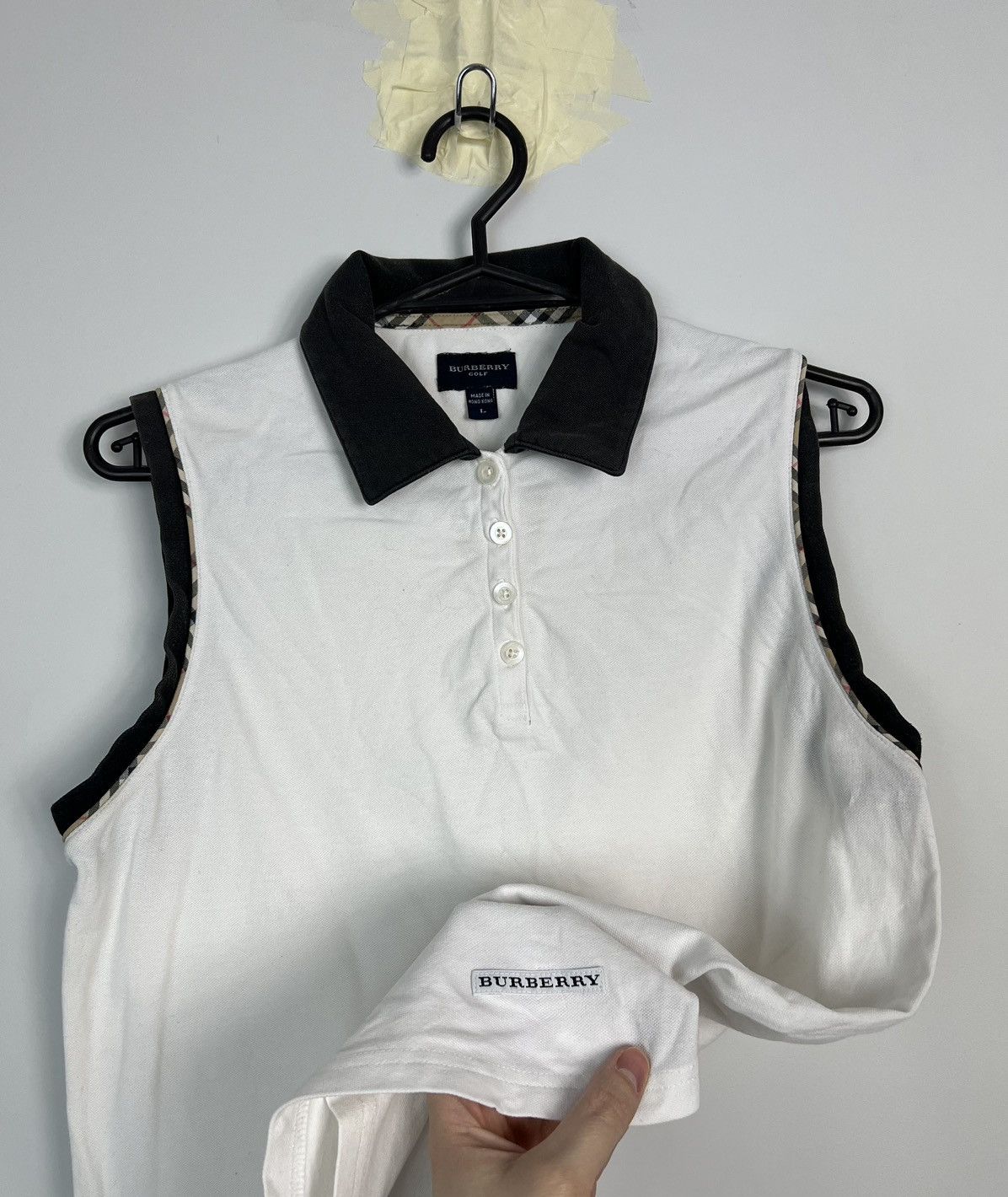Burberry Tshirt Burberry Golf Small Logo White Size L / US 10 / IT 46 - 2 Thumbnail