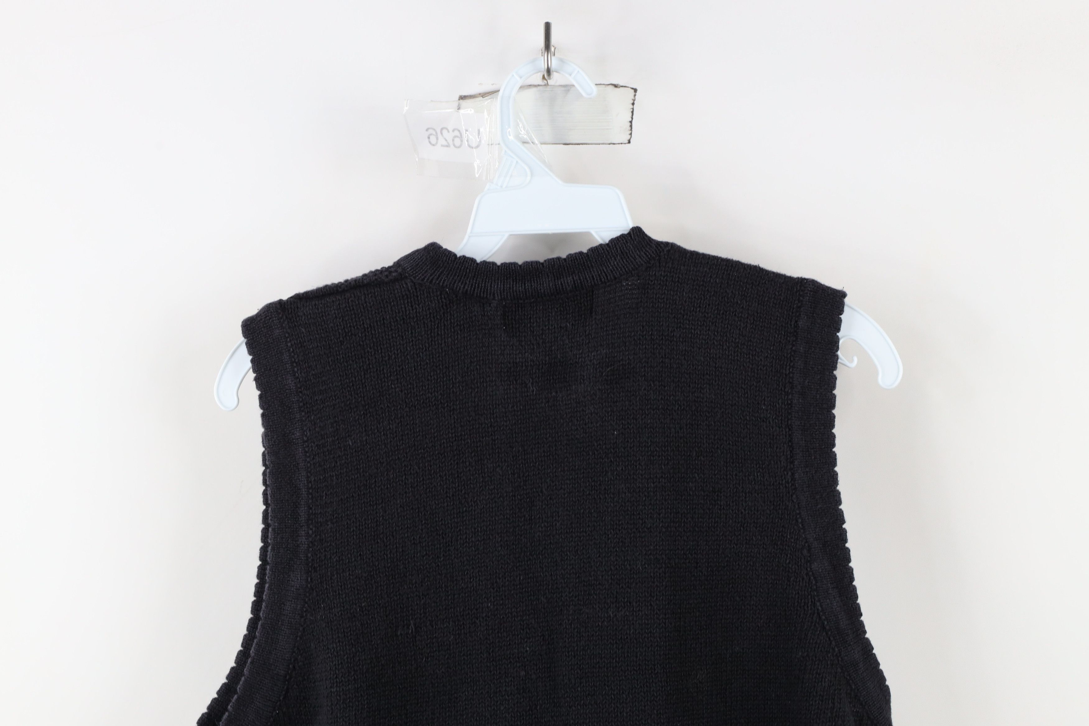 Vintage Vintage 90s Streetwear Flower Knit Cardigan Sweater Vest Size L / US 10 / IT 46 - 11 Thumbnail