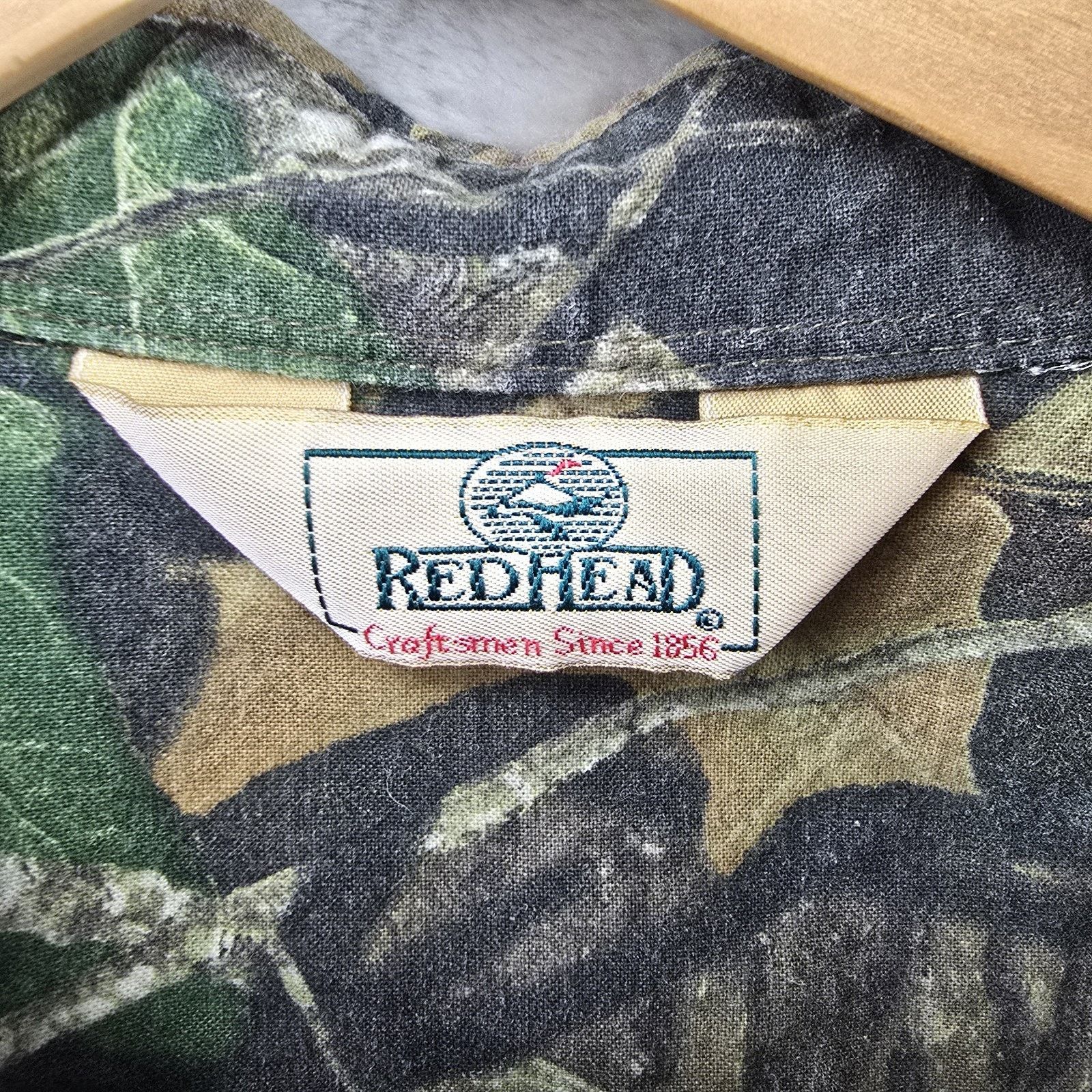 Redhead Red Head Mossy Oak Shirt XL Camouflage Long Sleeve Hunting Size US XL / EU 56 / 4 - 4 Thumbnail