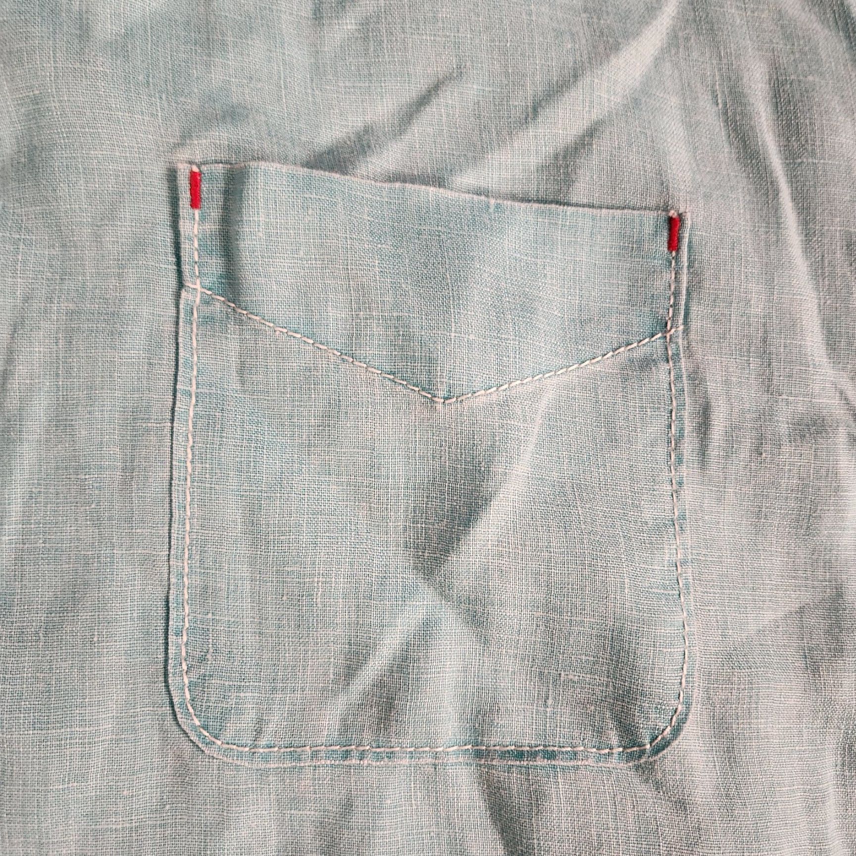 Tommy Bahama Tommy Bahama Shirt 2XL Button-Up Long Sleeve Linen Beach Teal Blue Casual Mens Size US XXL / EU 58 / 5 - 6 Thumbnail