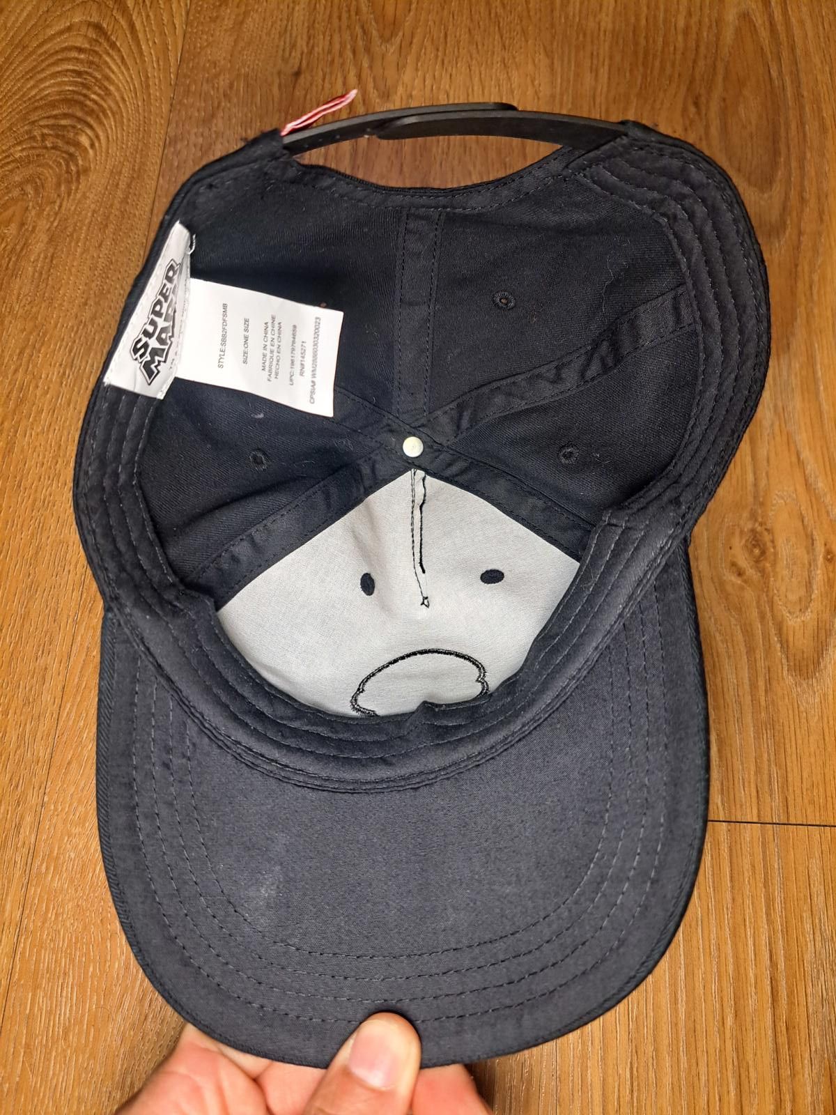 Nintendo Nintendo Super Mario Black Adjustable Snapback Hat Size ONE SIZE - 4 Thumbnail