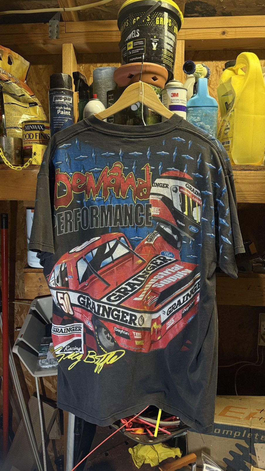 Tultex 90s Greg Biffle Nascar AOP Size US XL / EU 56 / 4 - 2 Thumbnail