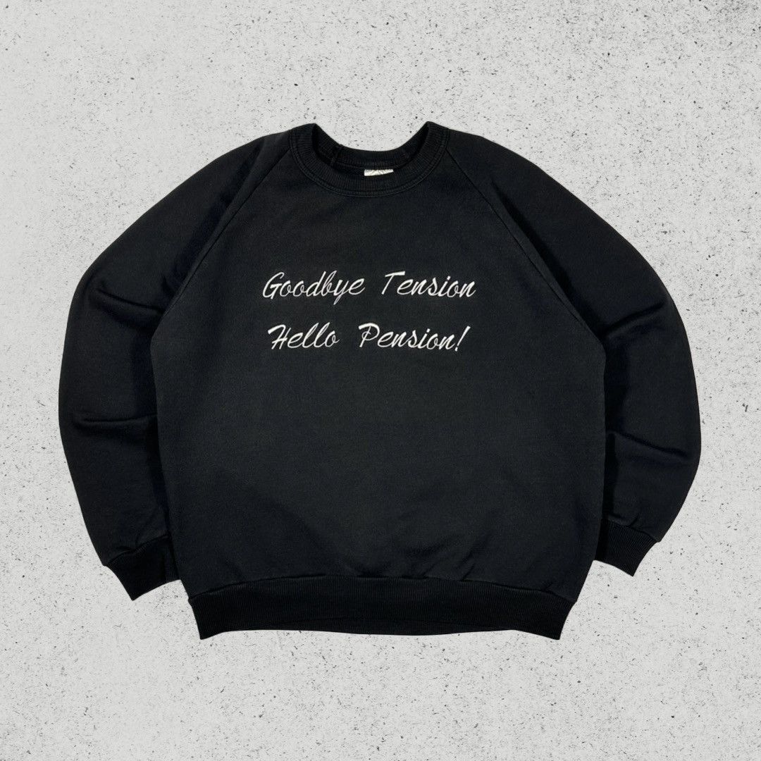 Vintage Vintage Retirement 90s Novelty Quote Funny Sweatshirt Size US L / EU 52-54 / 3 - 1 Thumbnail