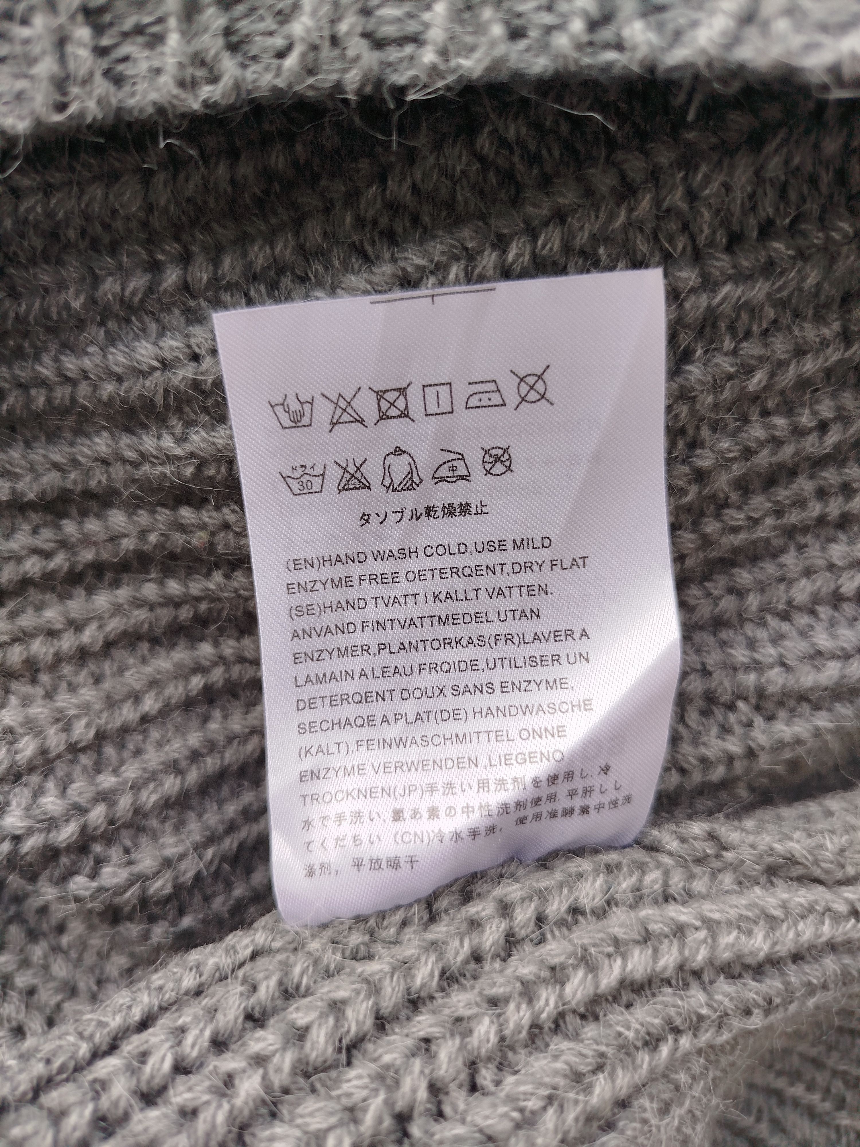 Acne Studios Acne Studios Sweater Ribbed Wool Cashmere SS15 Size L / US 10 / IT 46 - 12 Thumbnail