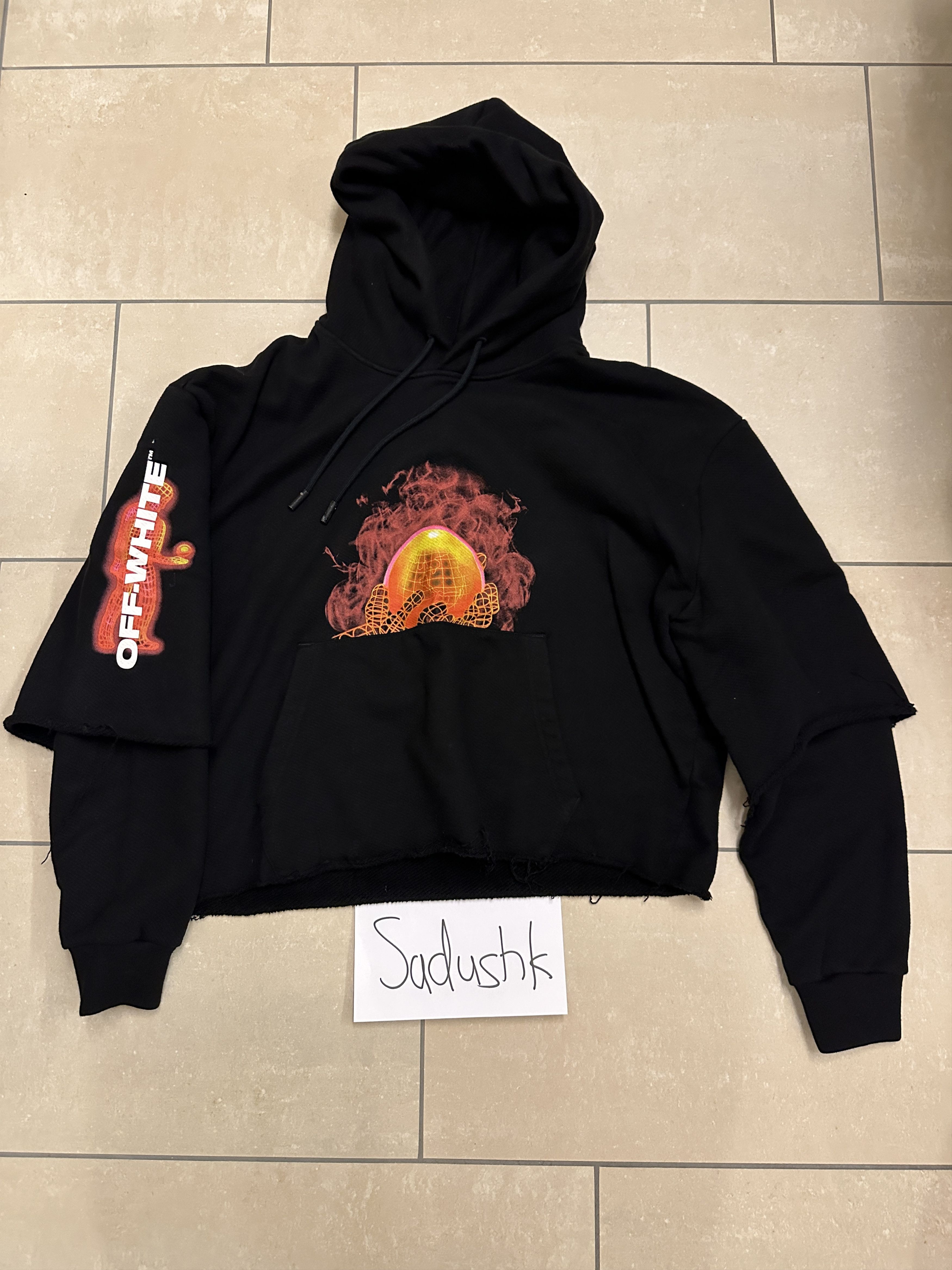 Off-White Off-White double sleeve hoodie Size US L / EU 52-54 / 3 - 1 Thumbnail