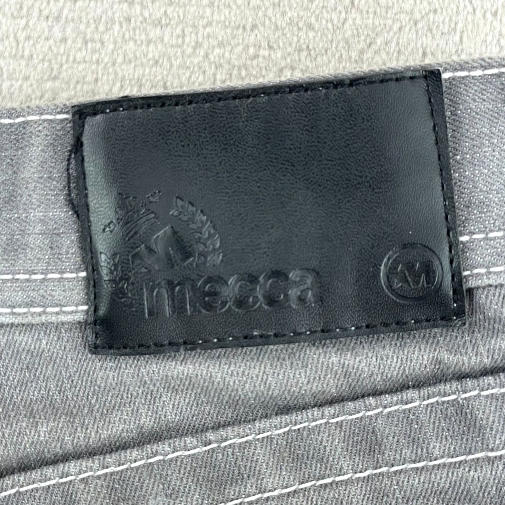 Vintage VINTAGE Mecca Jeans Shorts Men 34 Grey Wide Leg Baggy Grunge Y2K Denim 5-Pocket Bermuda Relaxed Mens Size US 34 / EU 50 - 5 Thumbnail