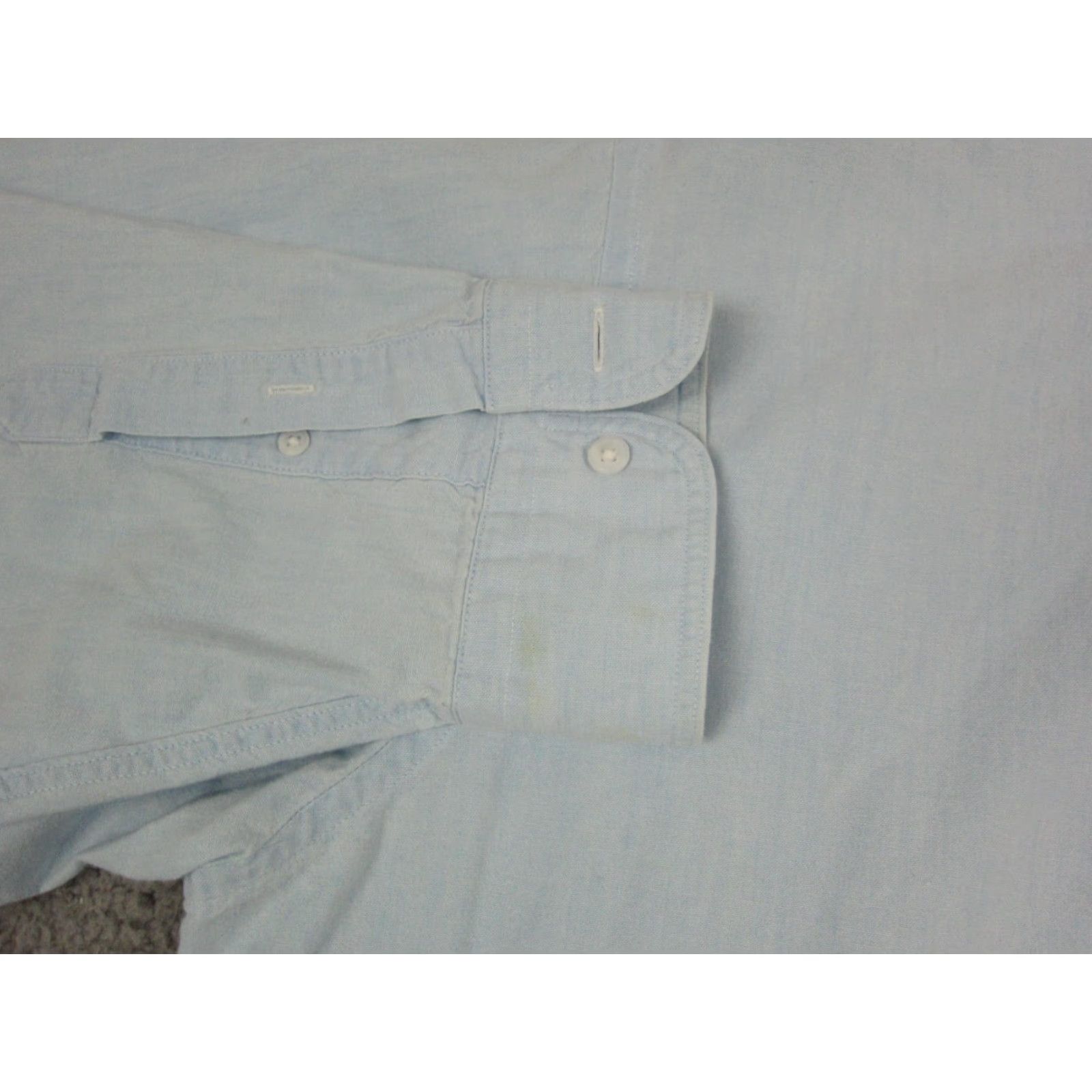 Lands' End Lands' End Shirt XL Blue 90s Button-Down Mens Chambray Vintage Classic Regular Button-Up Shirt Mens XL Blue 90s Lands' End Vintage Size US XL / EU 56 / 4 - 4 Thumbnail
