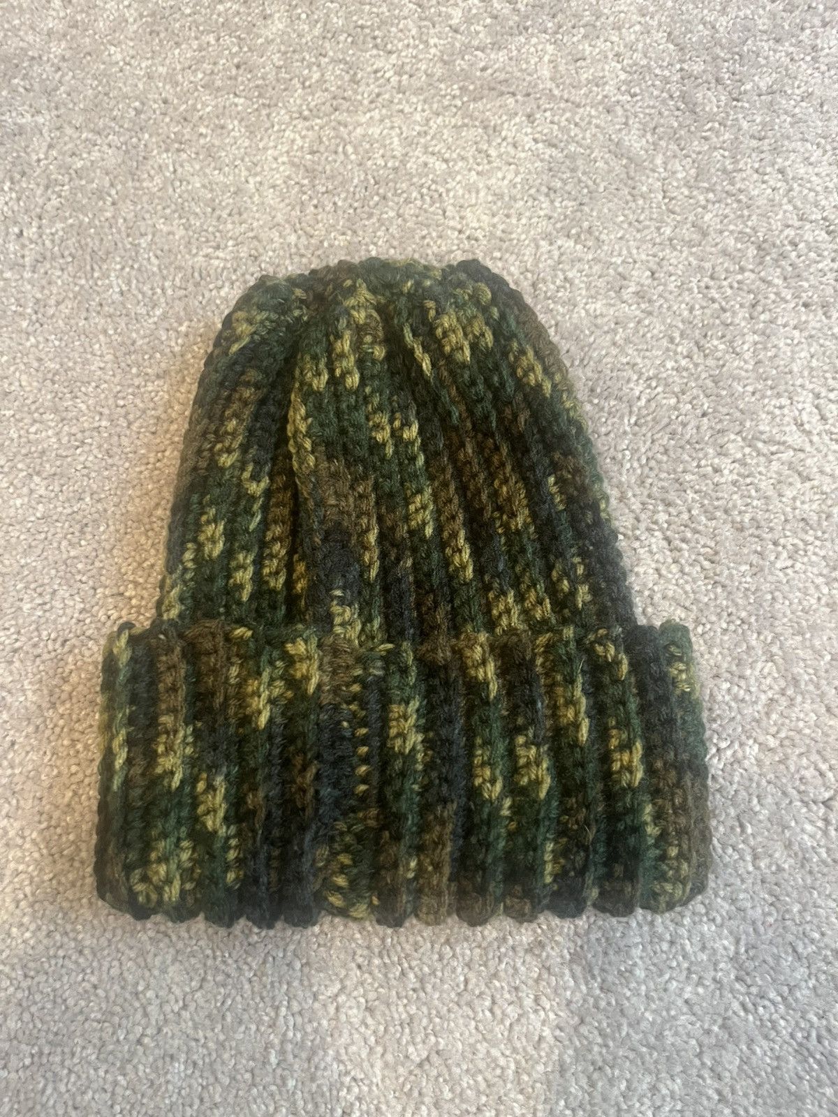 Other Green camoflage wool beanie Size 40 - 2 Thumbnail