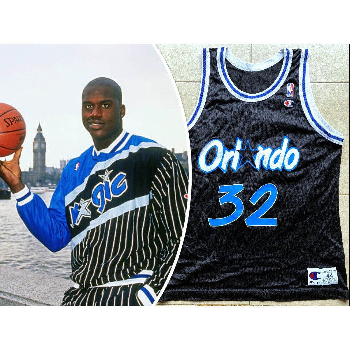 NBA × Nike × Vintage #32 Shaquille O'Neal Orlando Magic Nike