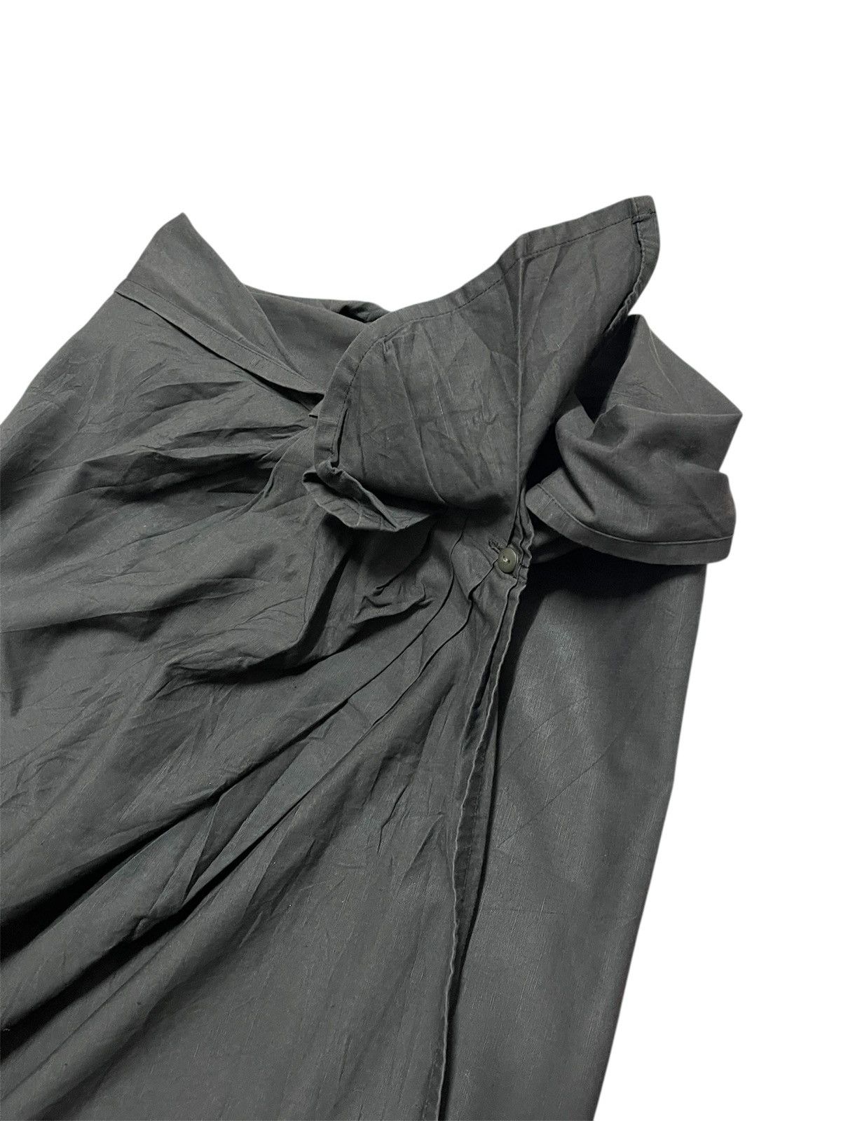 Dries Van Noten Mid lengh Draped linen skirt Size 26" / US 2 / IT 38 - 4 Thumbnail