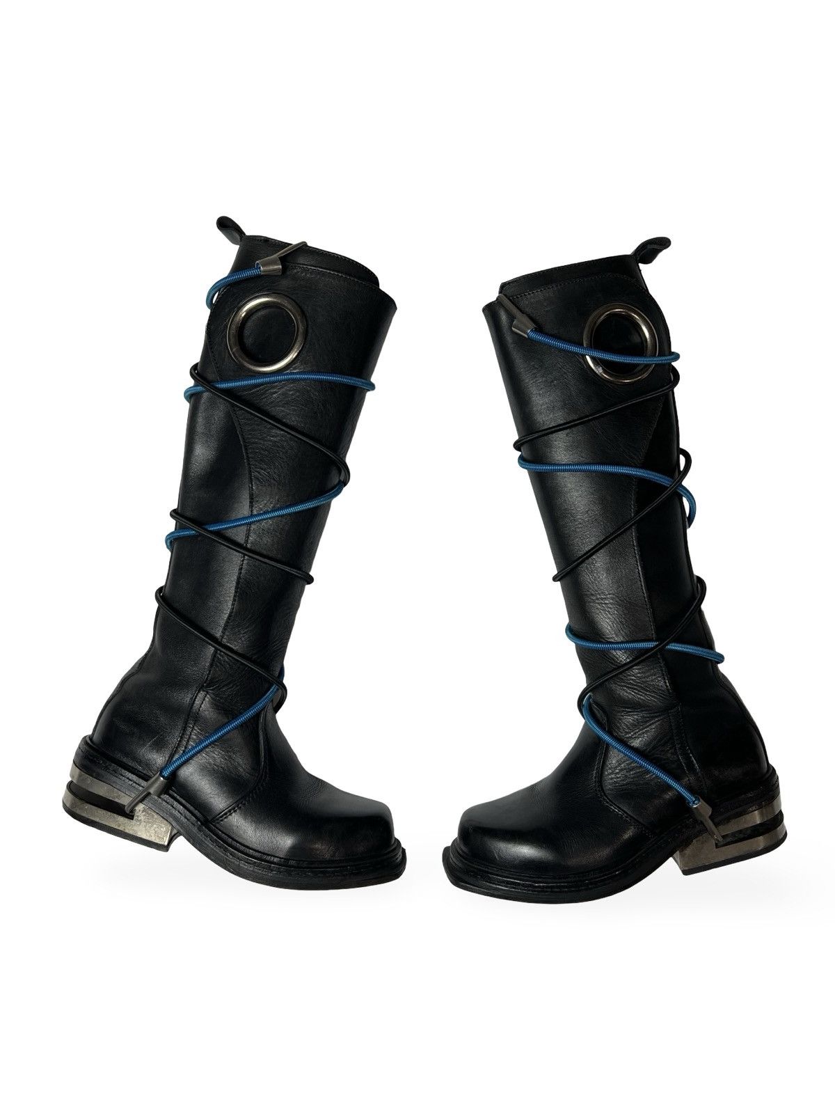 Dirk Bikkembergs AW96 tall bungee cord boot